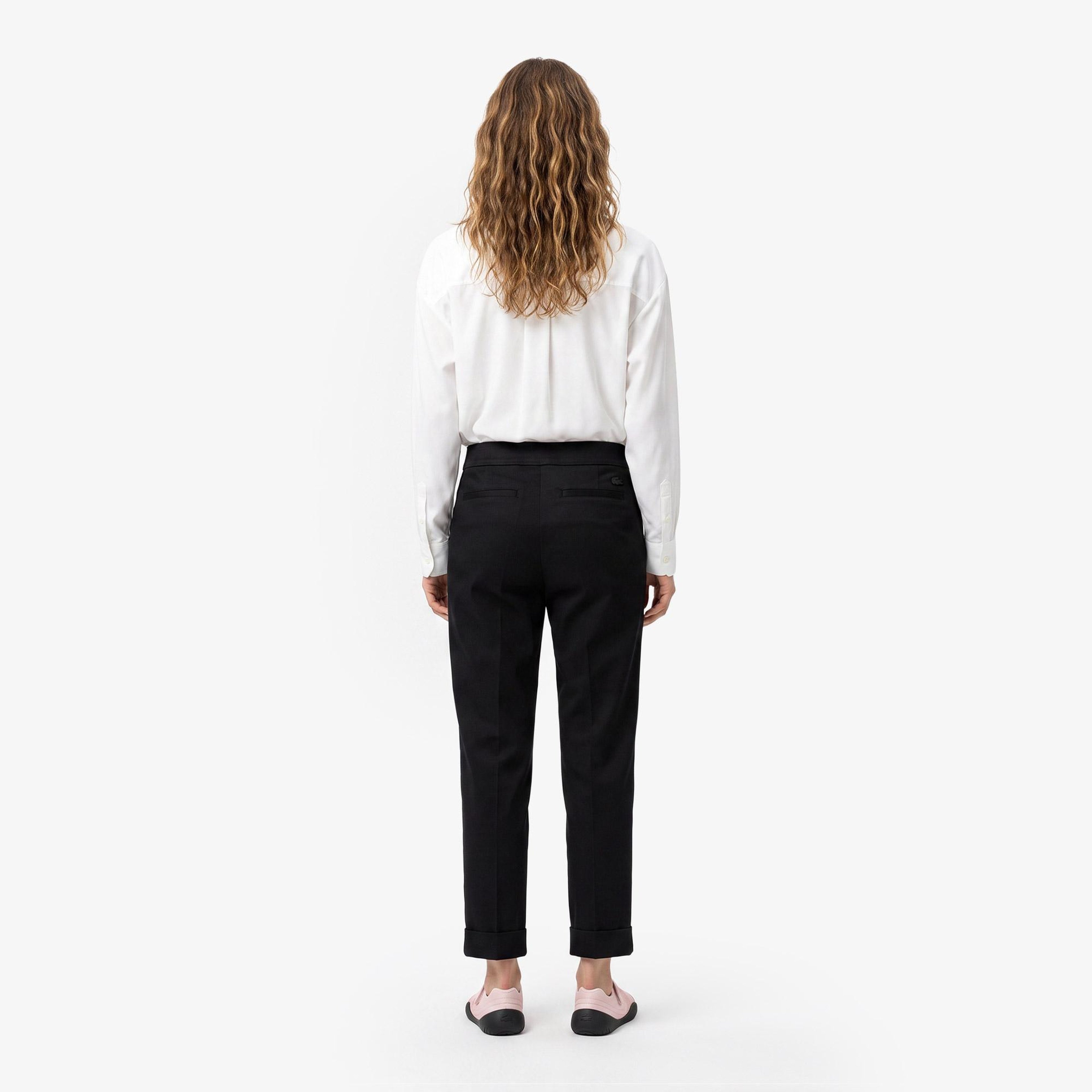 Kadın Slim Fit Siyah Pantolon