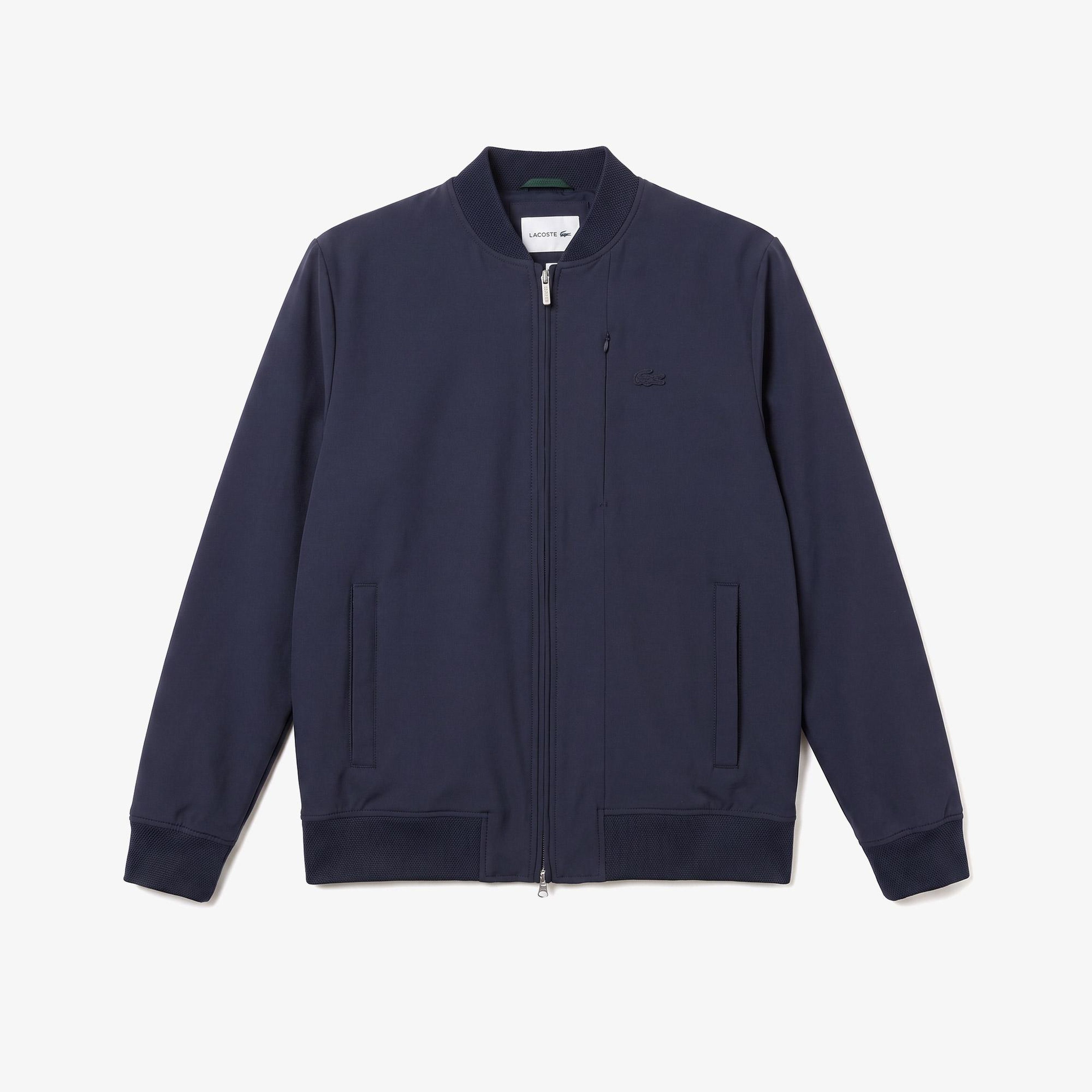 Erkek Regular Fit Hakim Yaka Lacivert Bomber Ceket