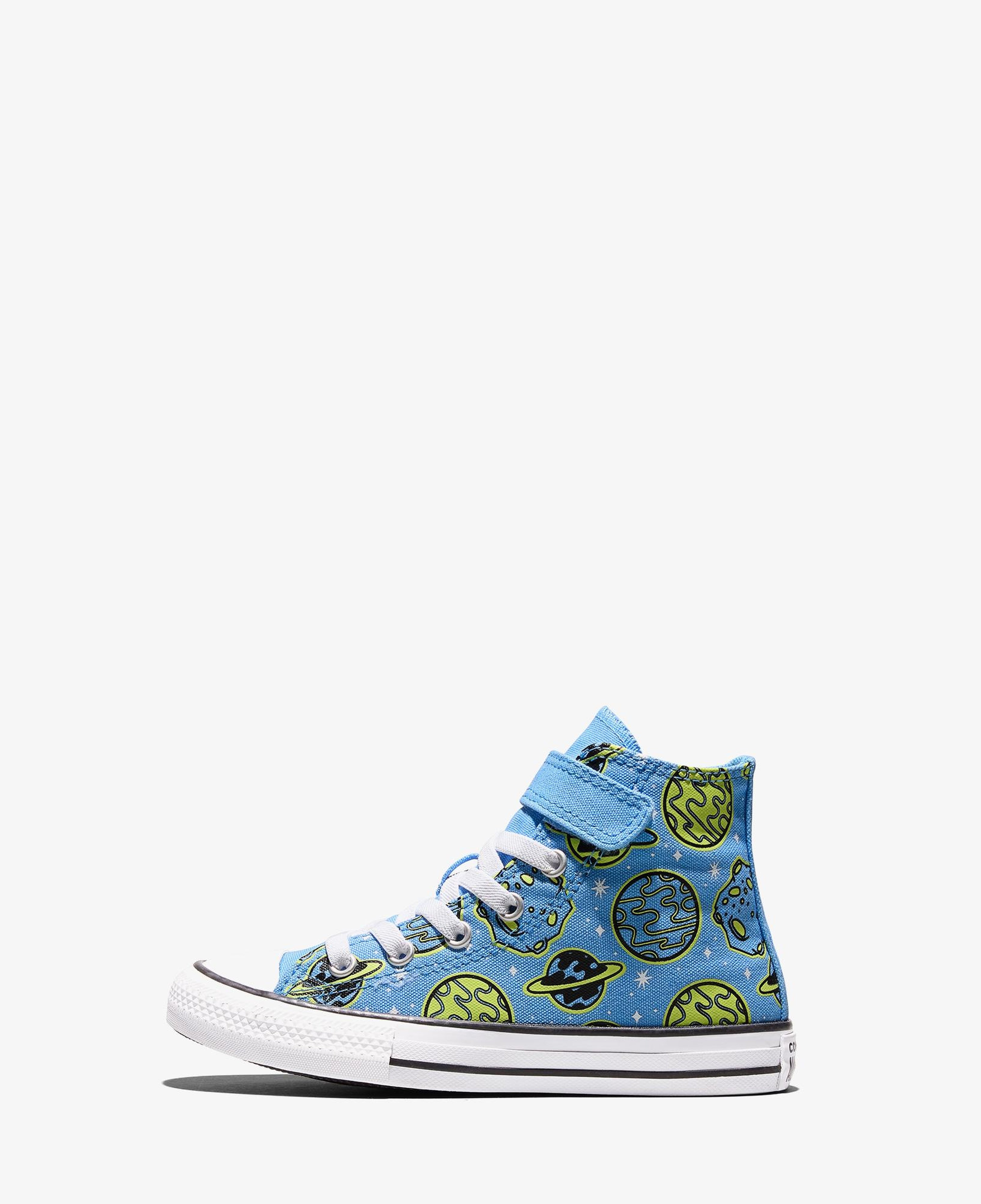 Converse Chuck Taylor All Star Çocuk Easy-On Baskılı Mavi Sneaker