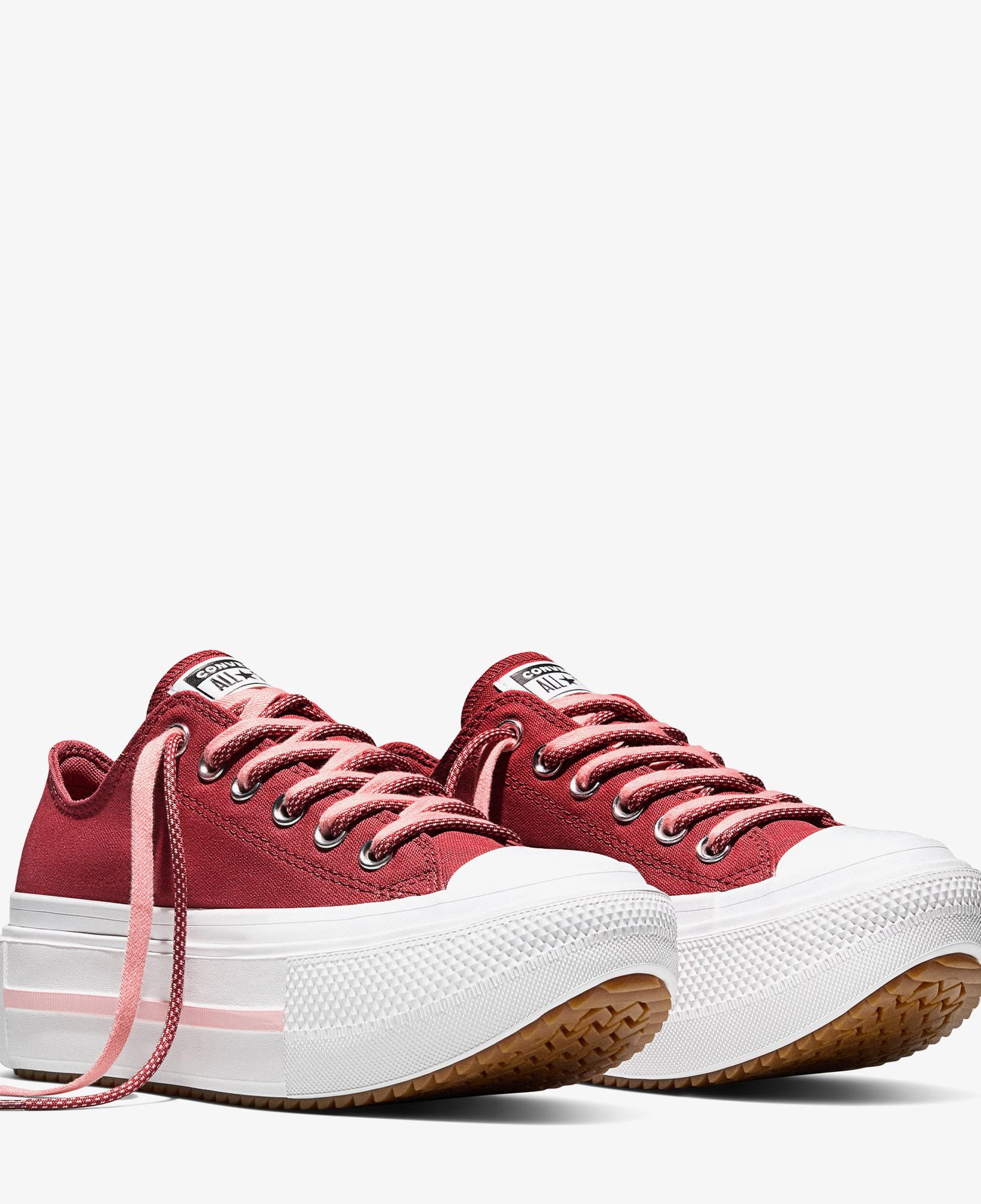 Converse Chuck Taylor All Star Double Stack Platform Pembe Sneaker