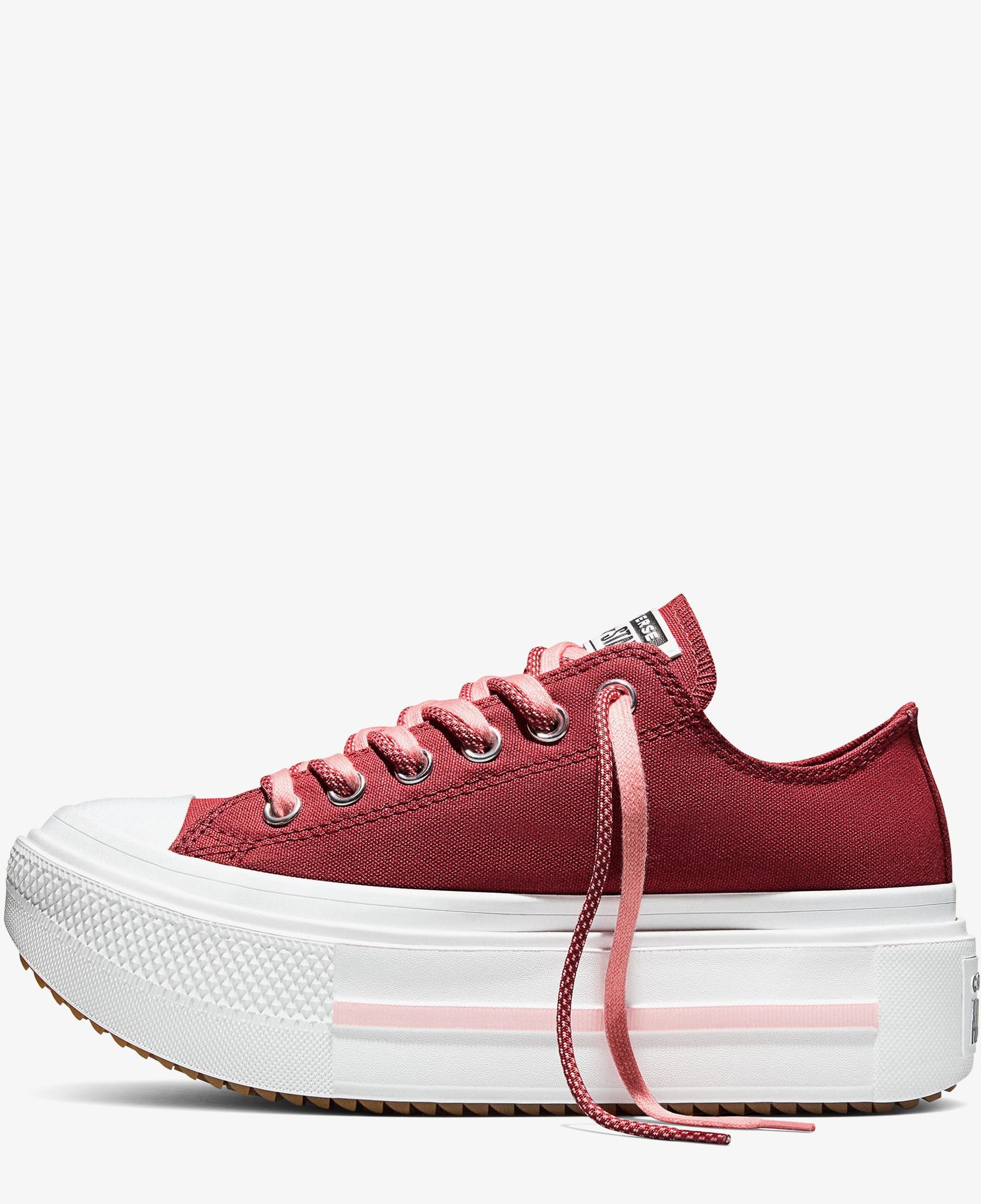 Converse Chuck Taylor All Star Double Stack Platform Pembe Sneaker