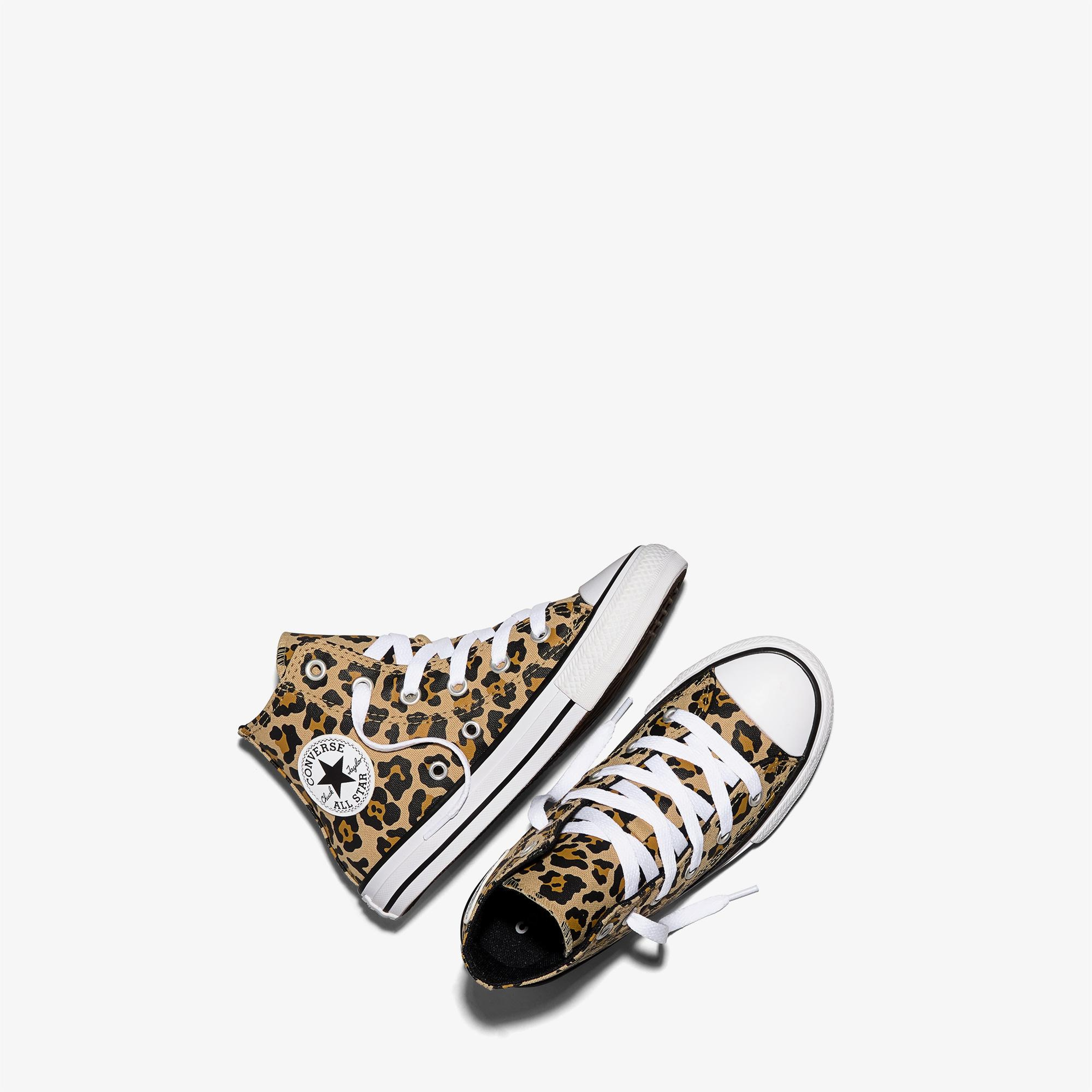 Converse Chuck Taylor All Star Unisex Desenli Kahverengi Sneaker