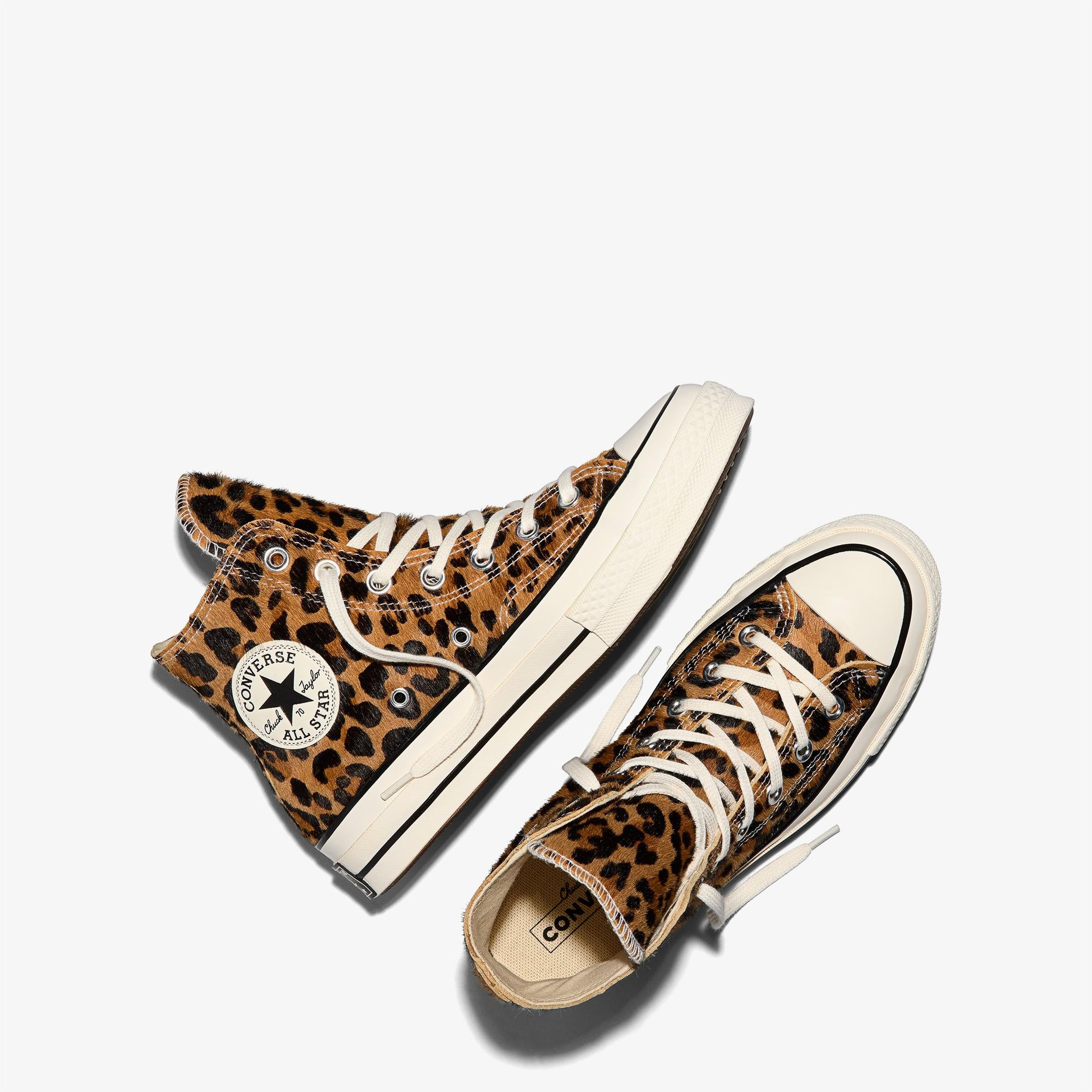 Converse Chuck 70 Unisex Desenli Kahverengi Sneaker