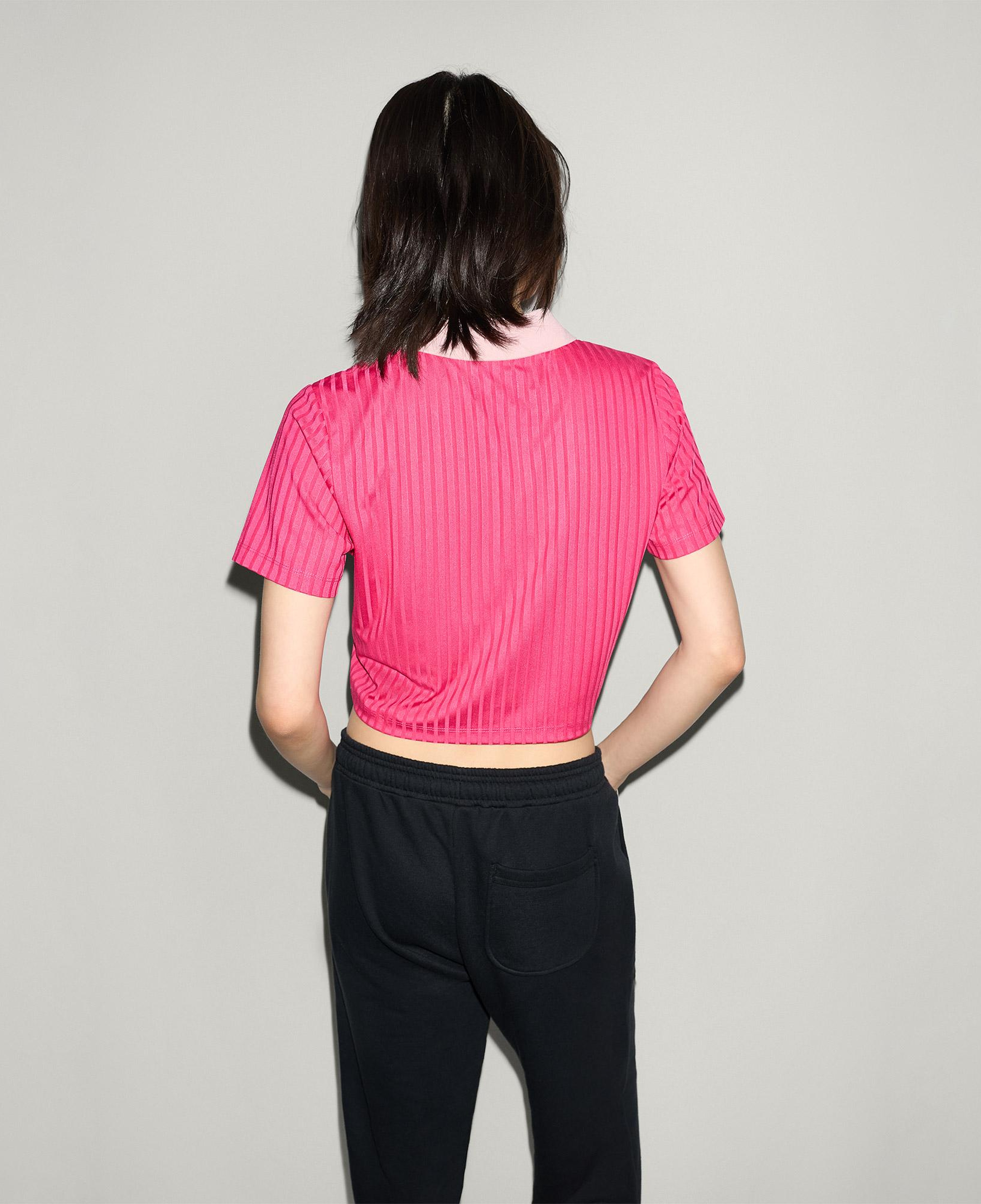 Converse Kadın Gri Polo Yaka T-Shirt