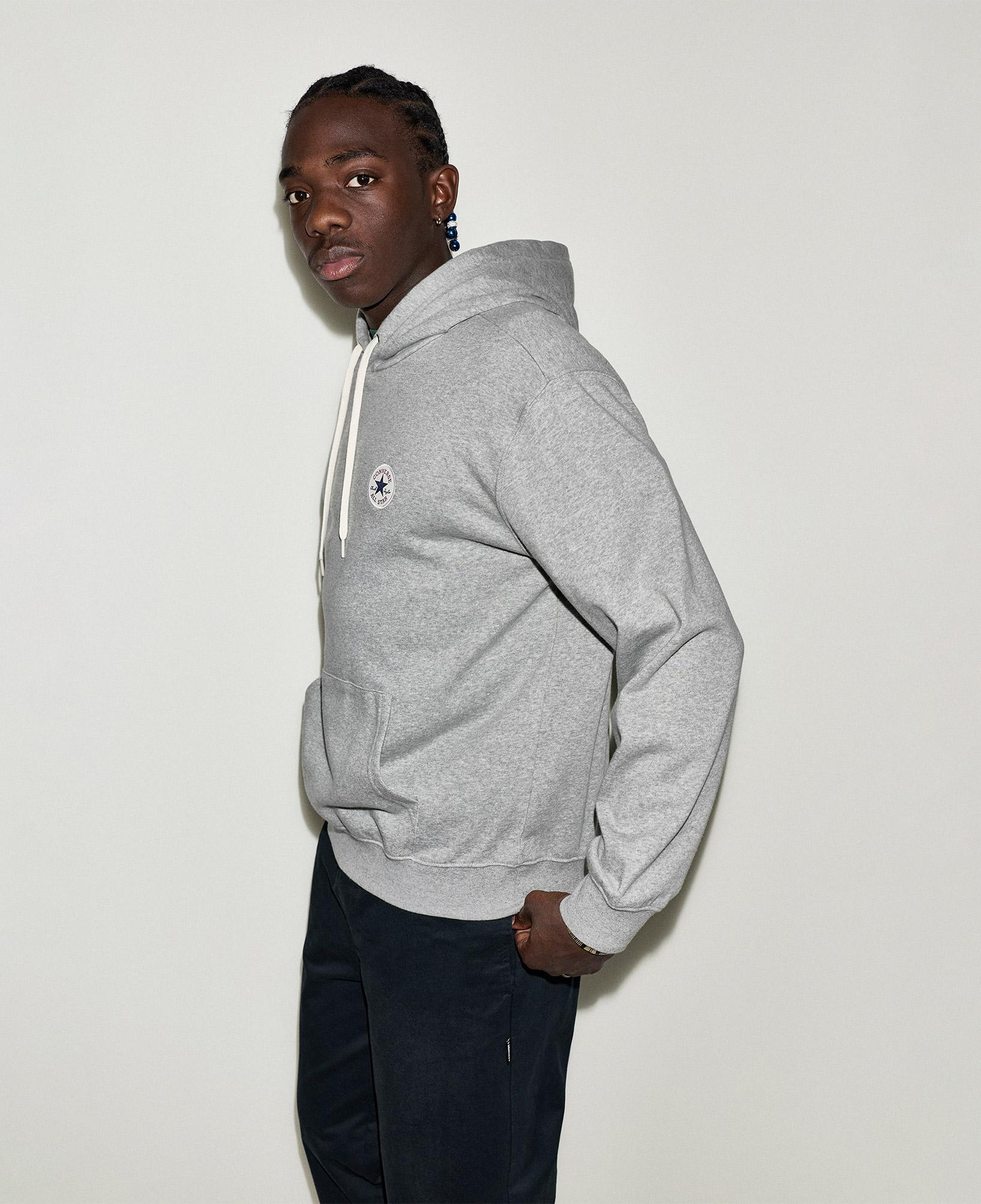 Converse Erkek Gri Sweatshirt