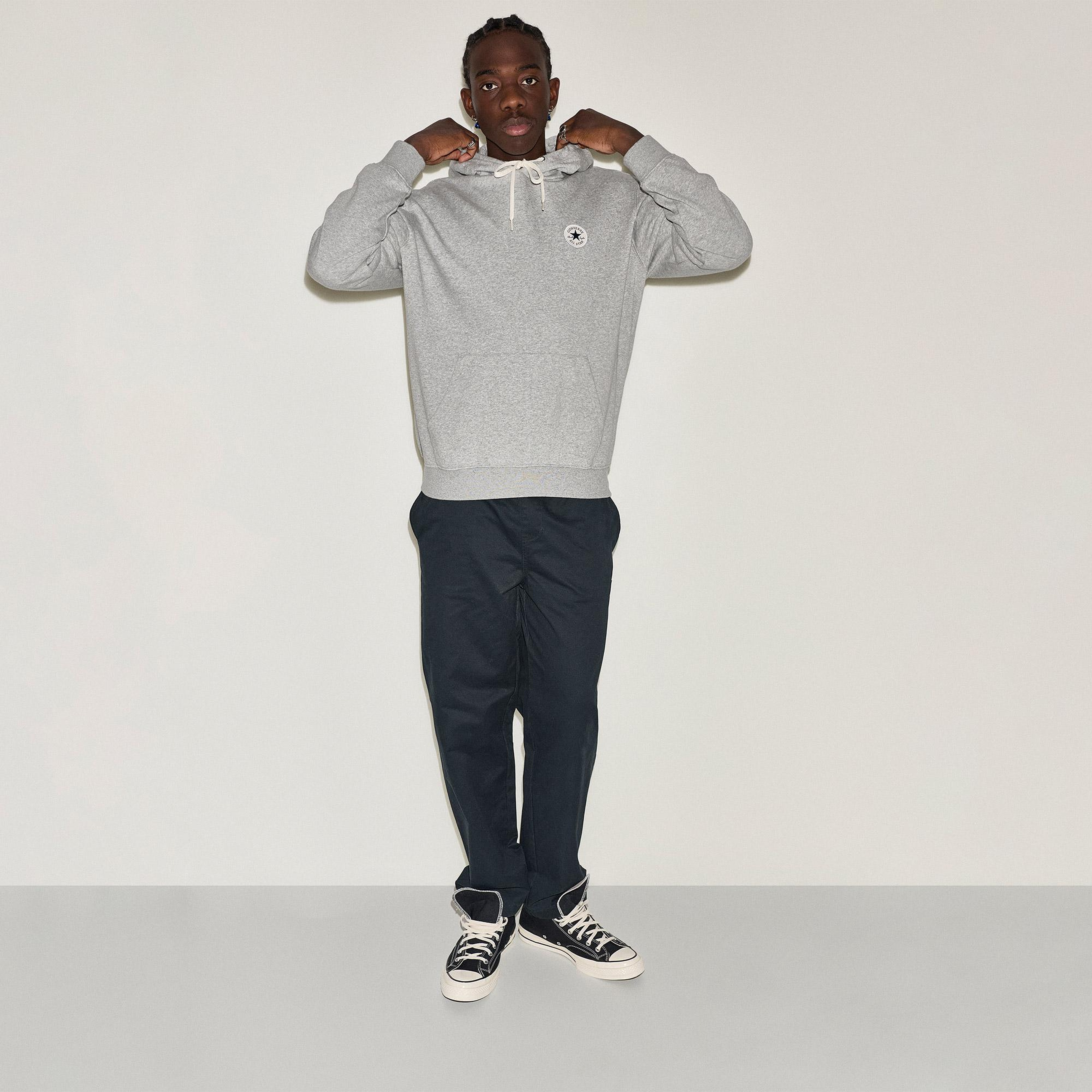 Converse Erkek Gri Sweatshirt