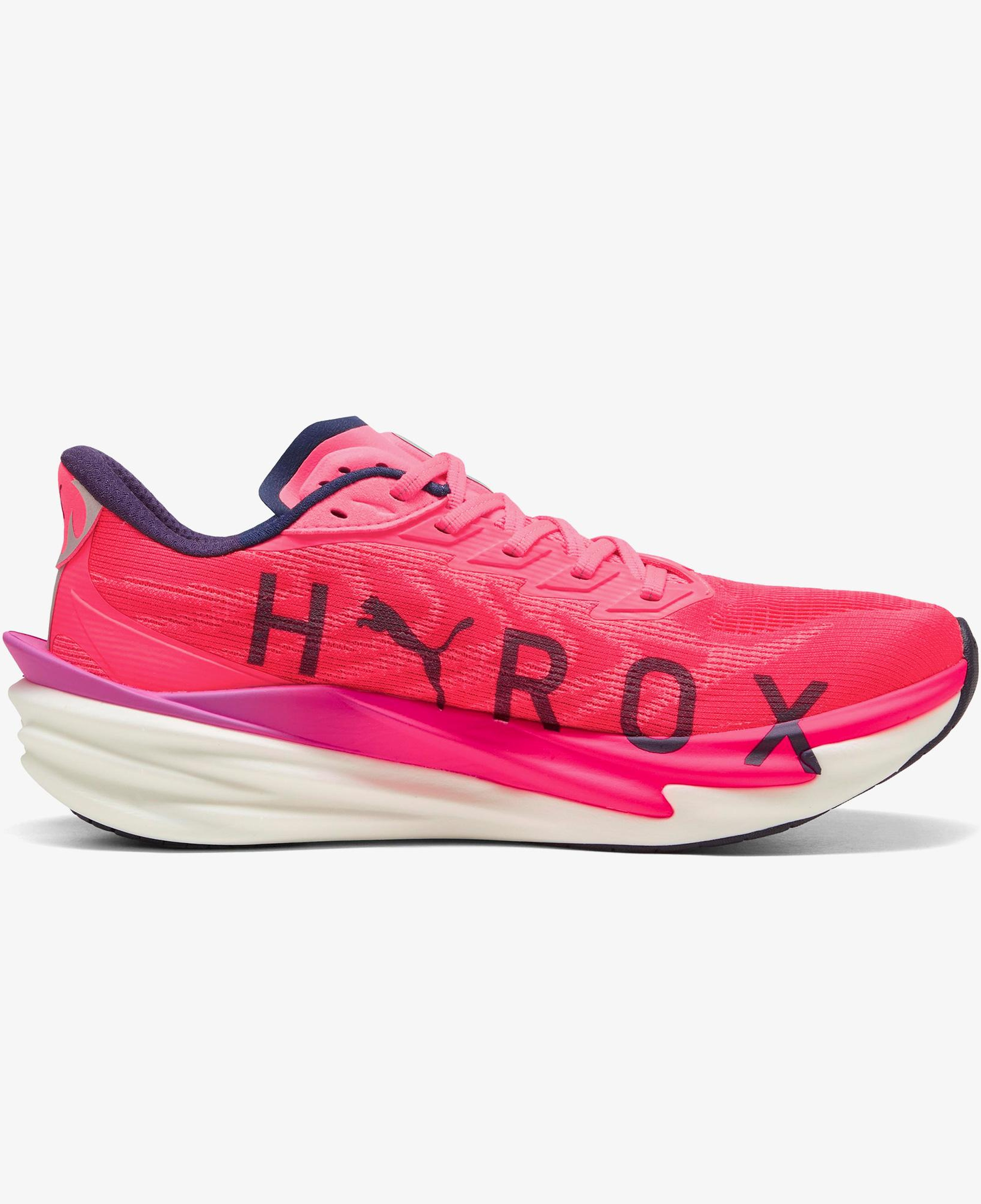 Puma Deviate Nitro 4 x Hyrox Erkek Beyaz Koşu Ayakkabısı