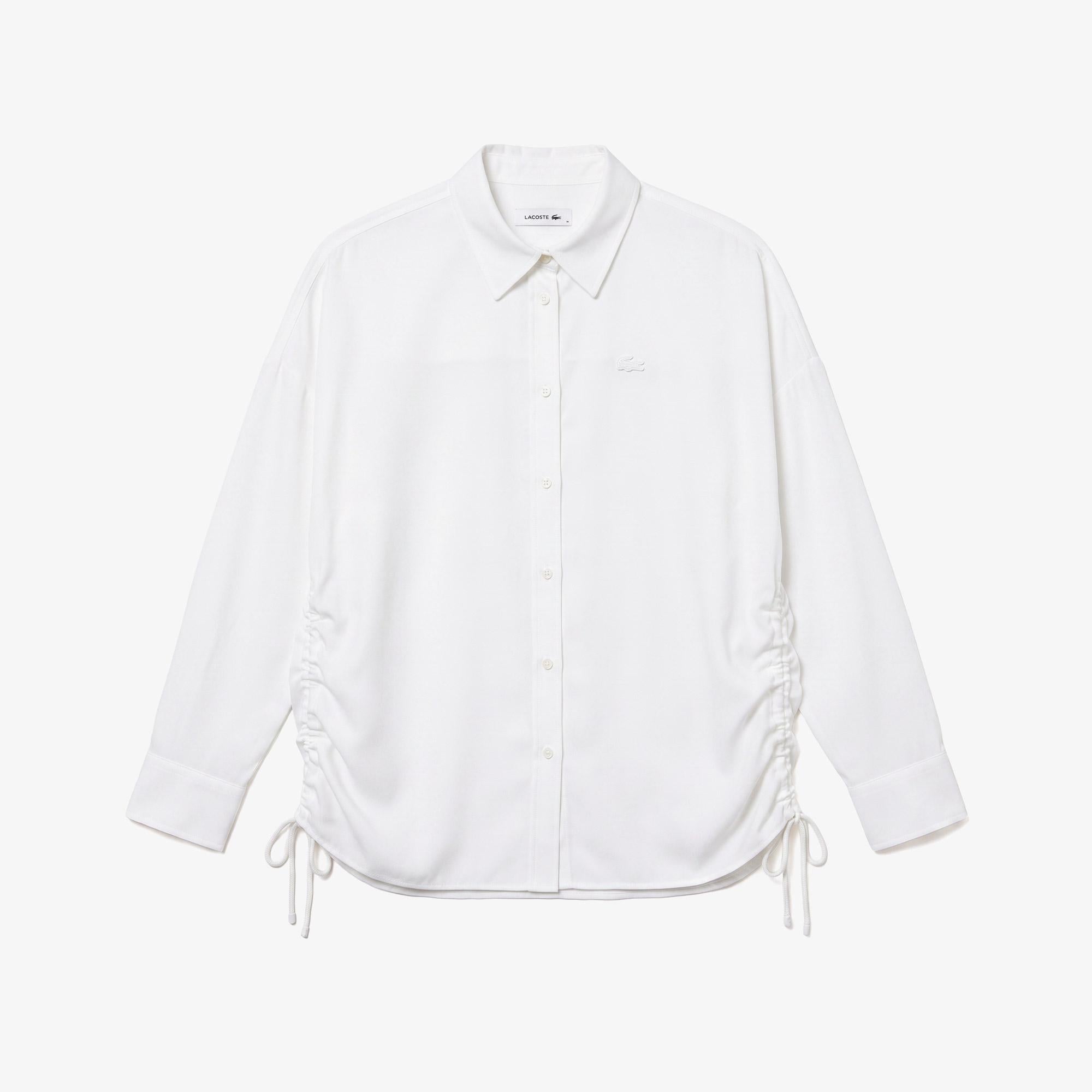 Kadın Relaxed Fit Beyaz Gömlek