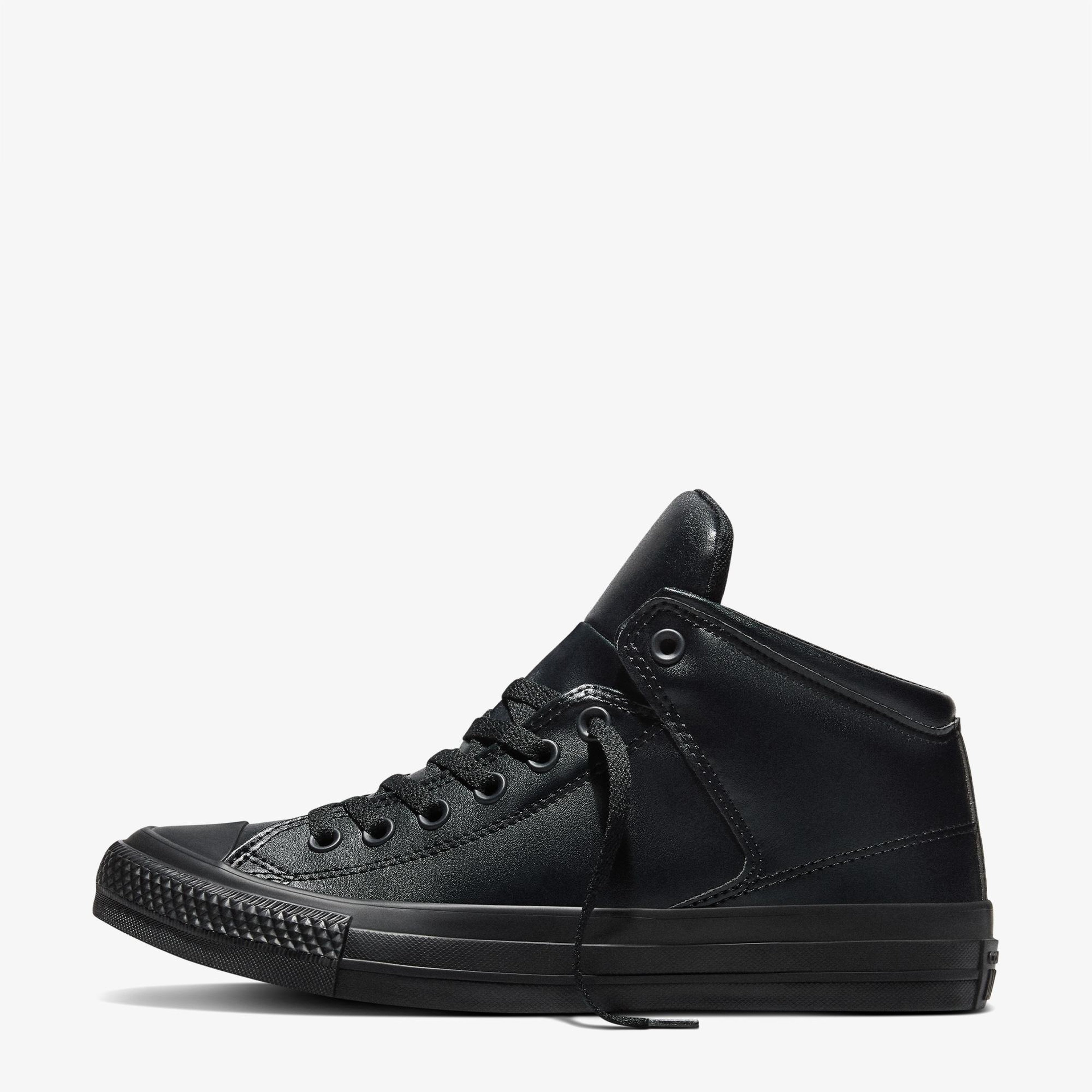 Converse Chuck Taylor All Star High Street Deri Siyah Sneaker