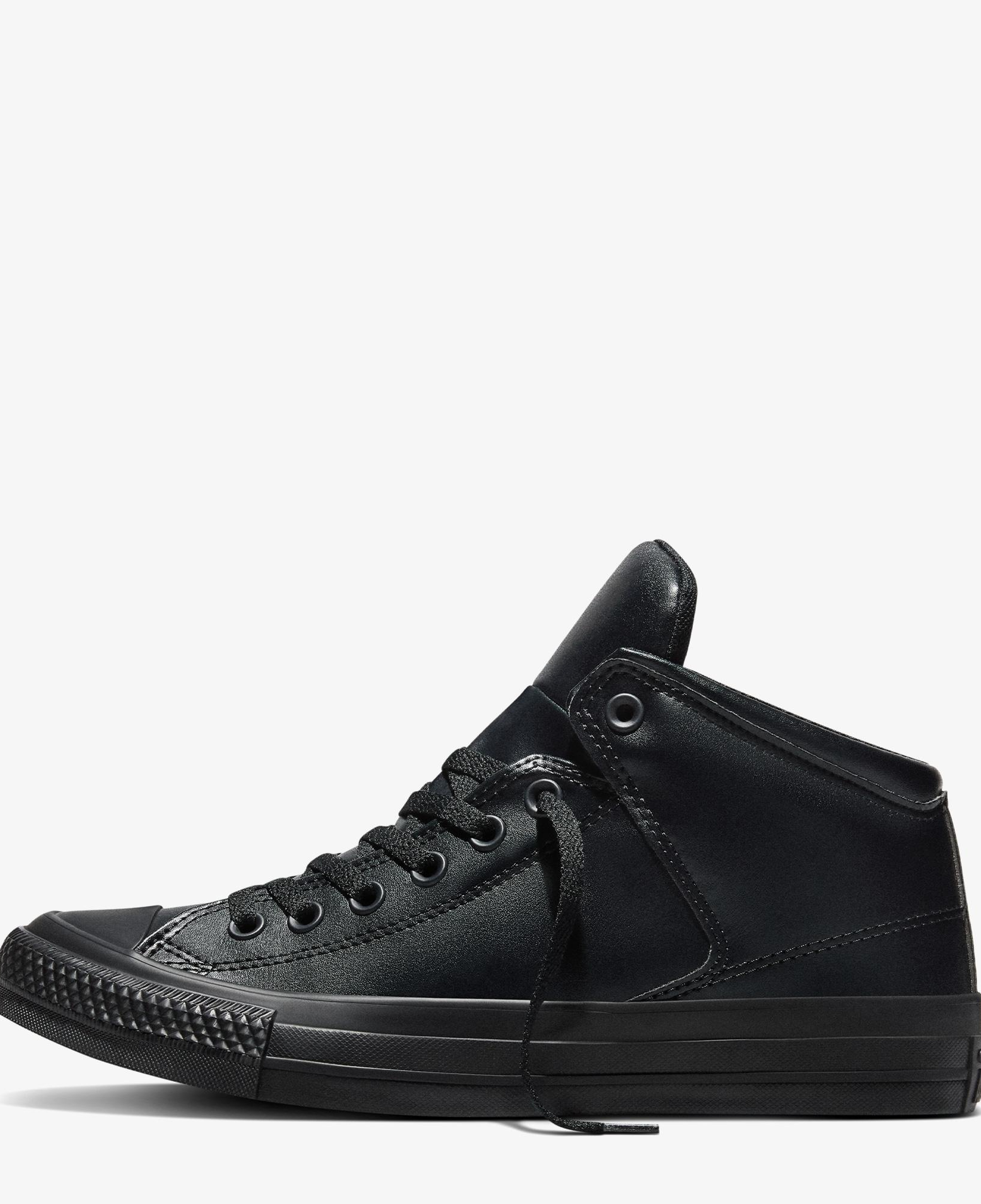 Converse Chuck Taylor All Star High Street Deri Siyah Sneaker