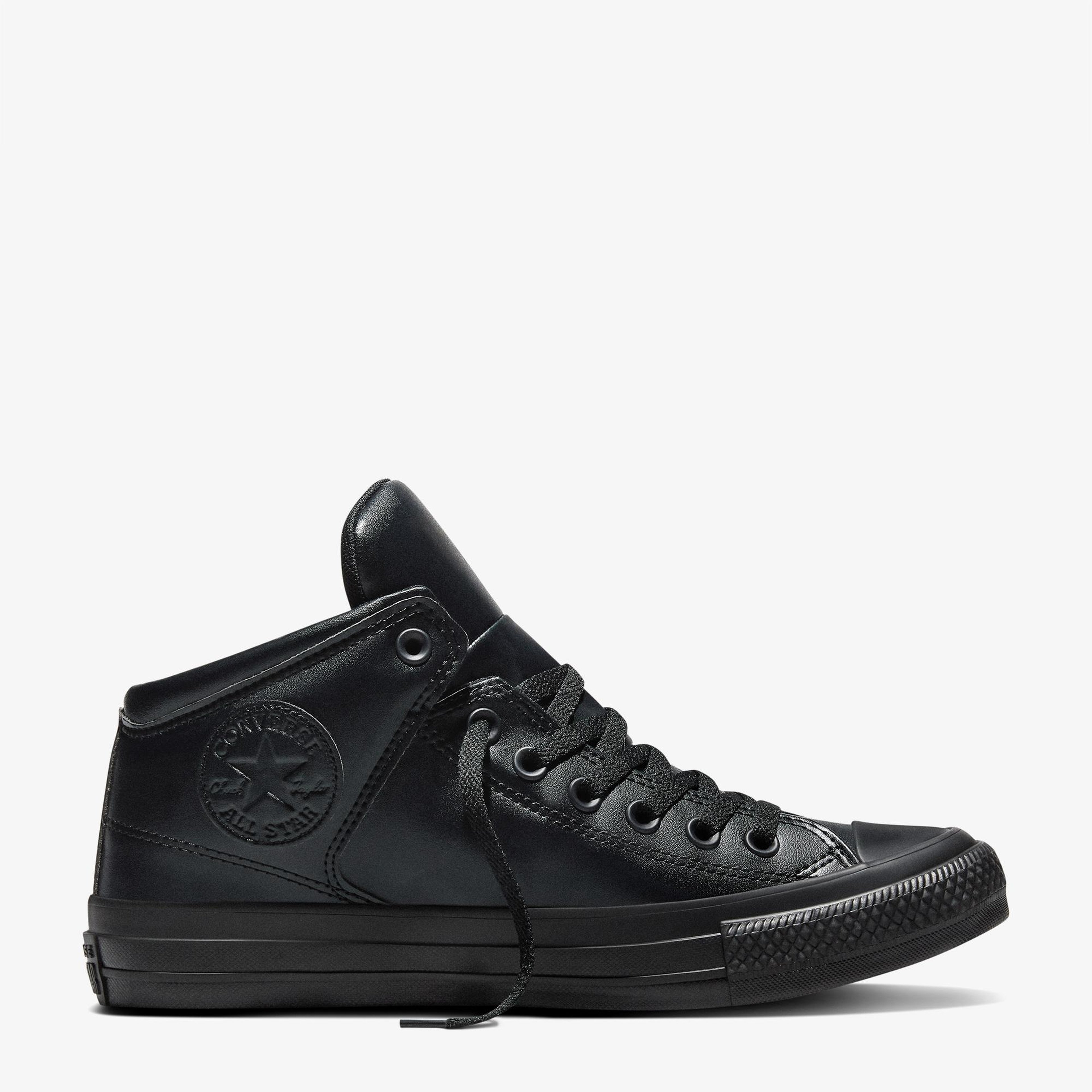 Converse Chuck Taylor All Star High Street Deri Siyah Sneaker