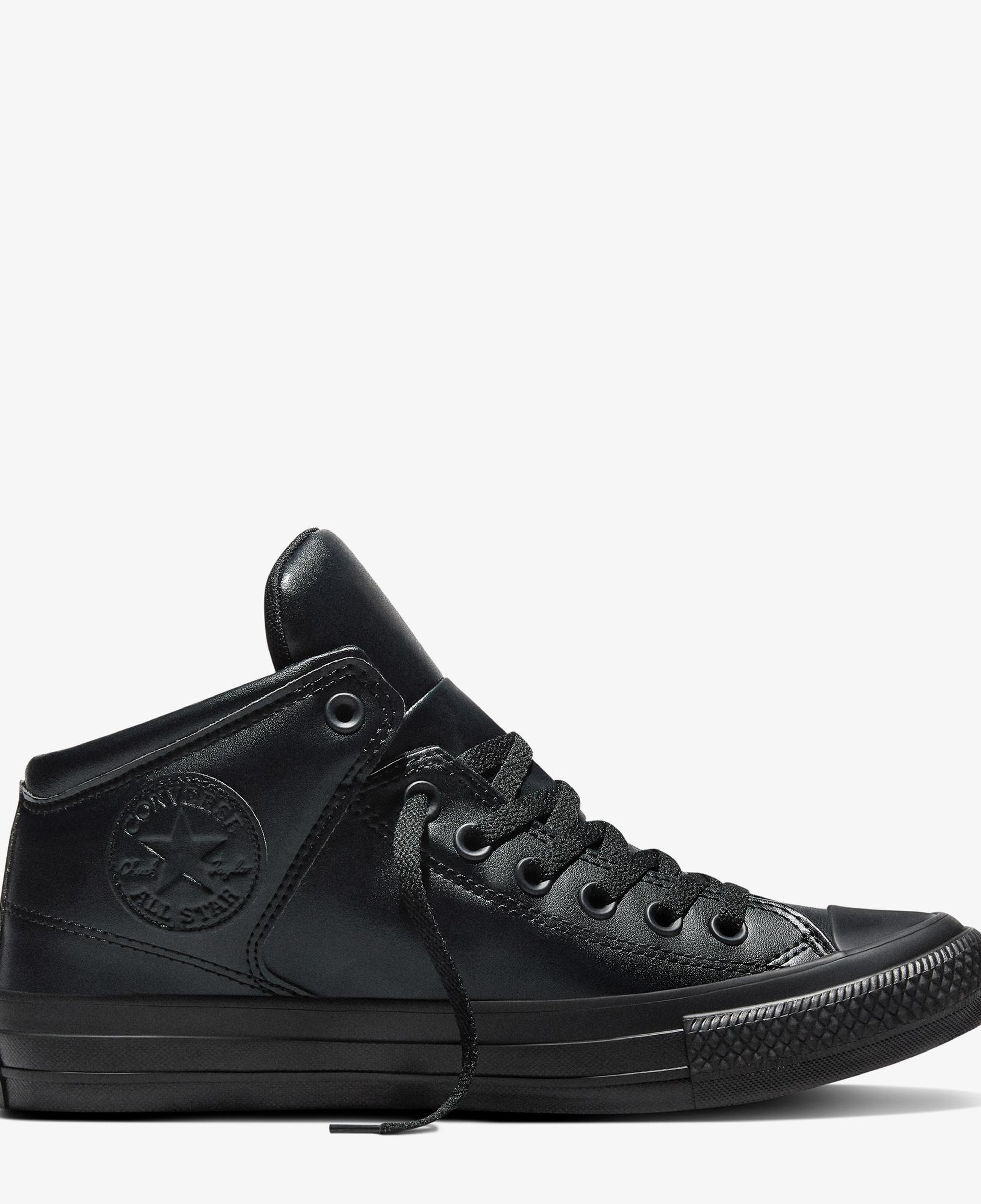 Converse Chuck Taylor All Star High Street Deri Siyah Sneaker