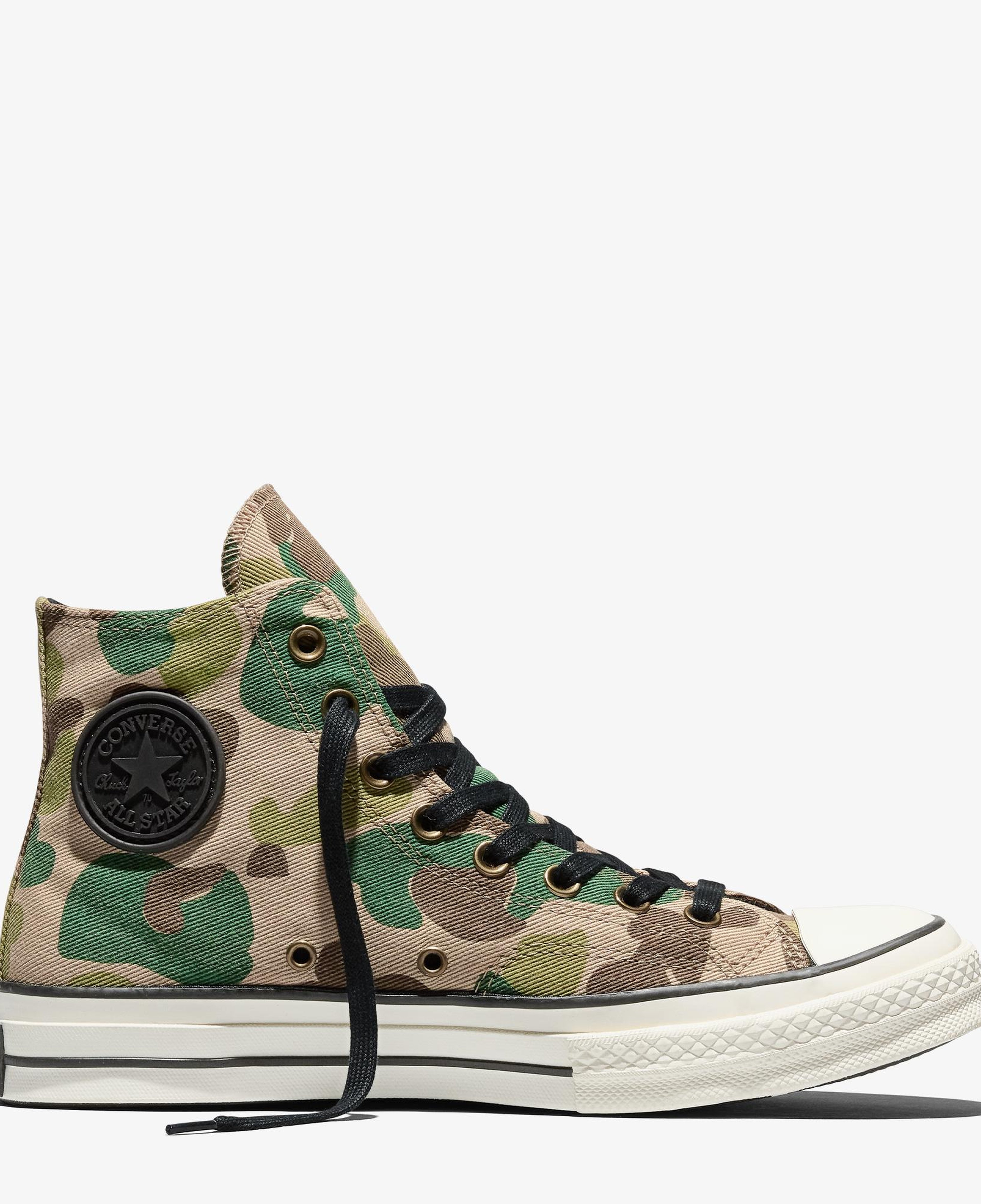 Converse Chuck 70 Unisex Desenli Yeşil Sneaker