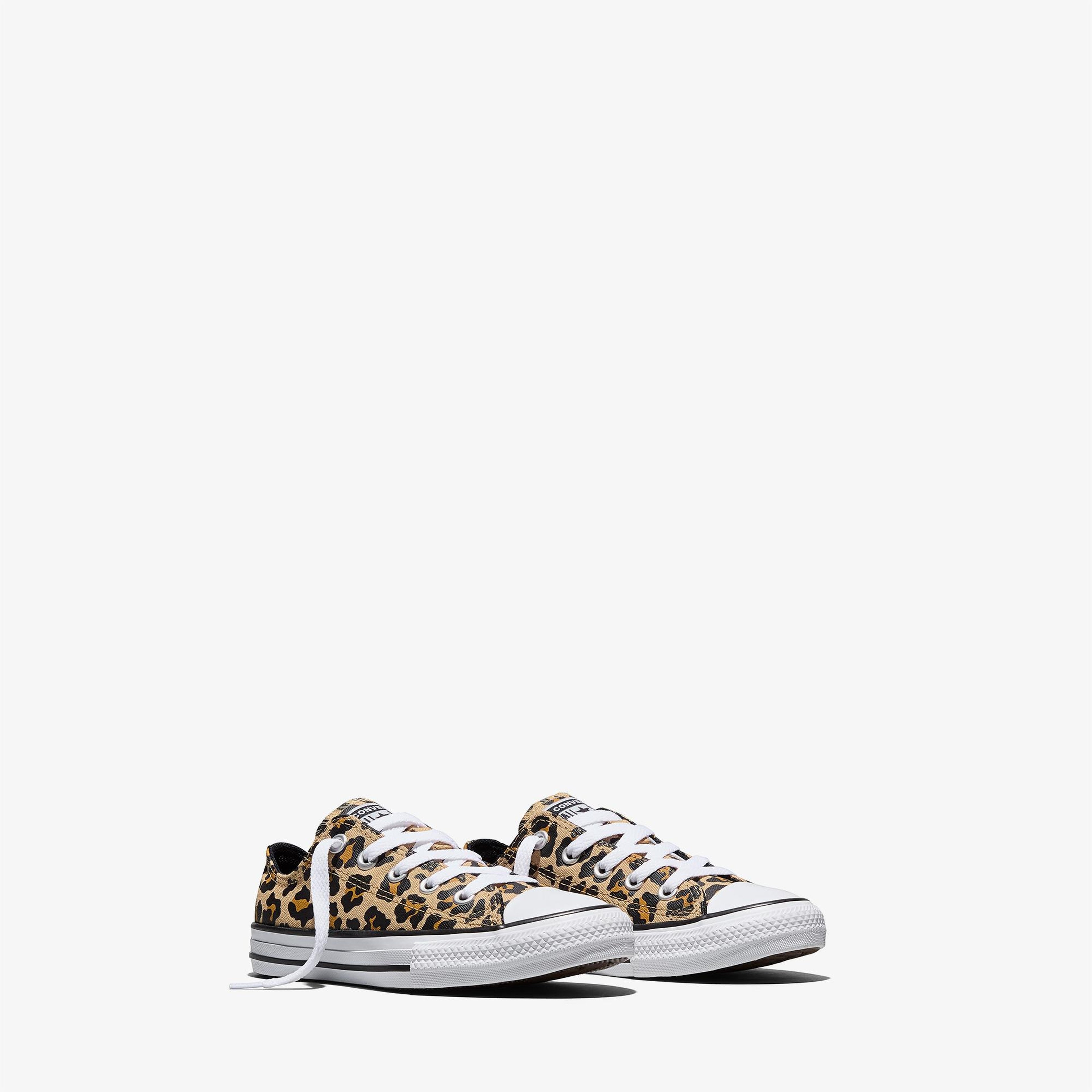 Converse Chuck Taylor All Star Unisex Desenli Kahverengi Sneaker