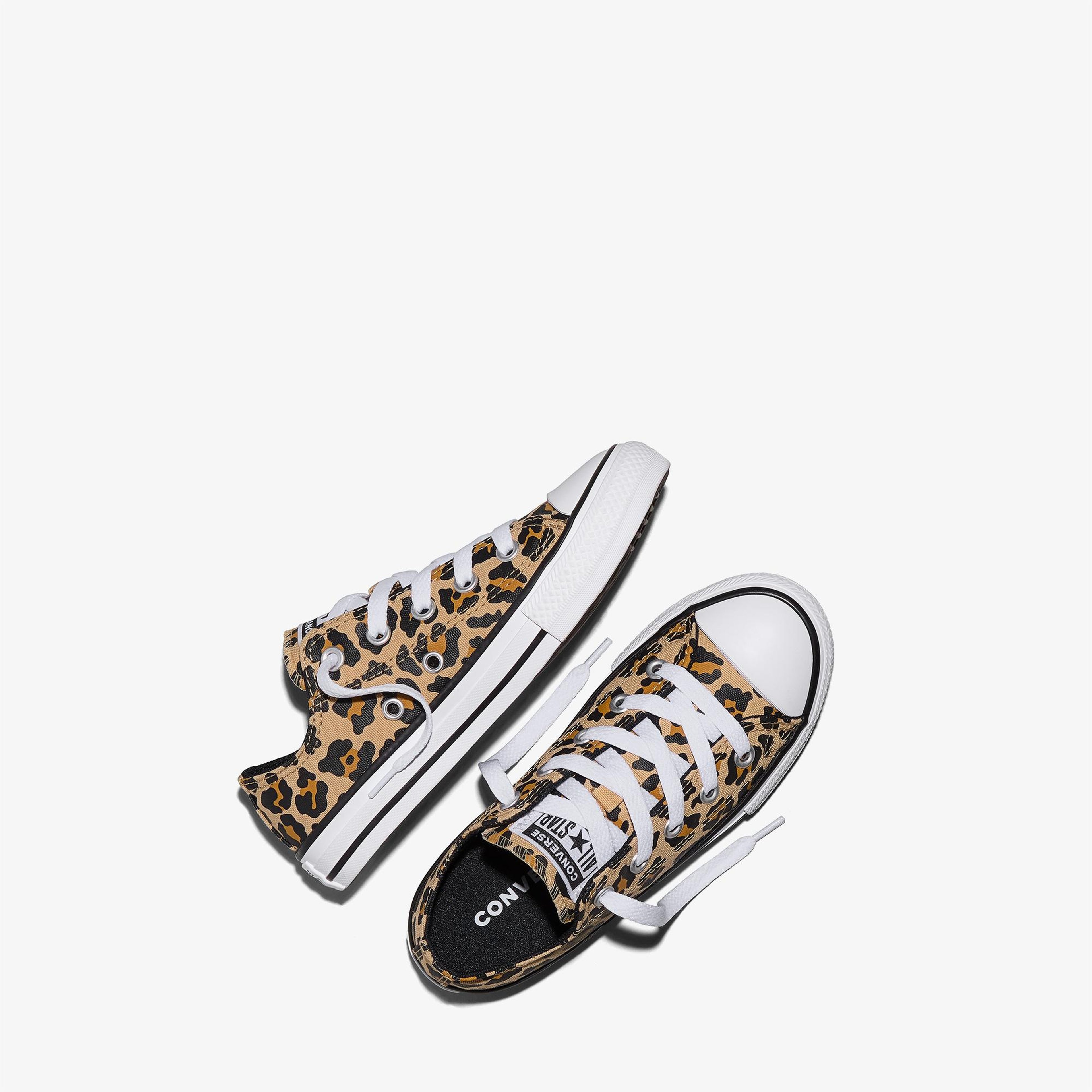 Converse Chuck Taylor All Star Unisex Desenli Kahverengi Sneaker