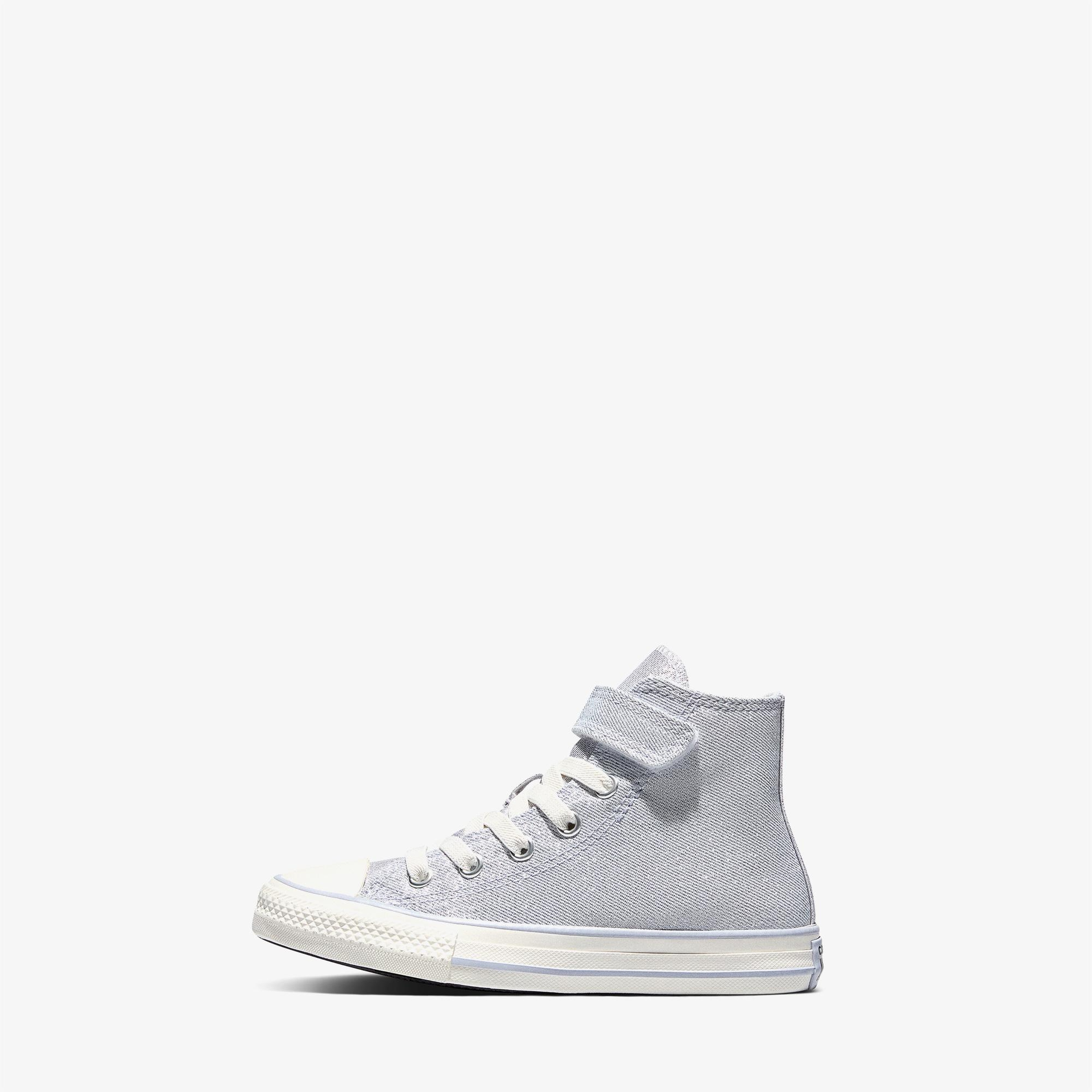 Converse Chuck Taylor All Star Çocuk Easy-On Simli Lila Sneaker