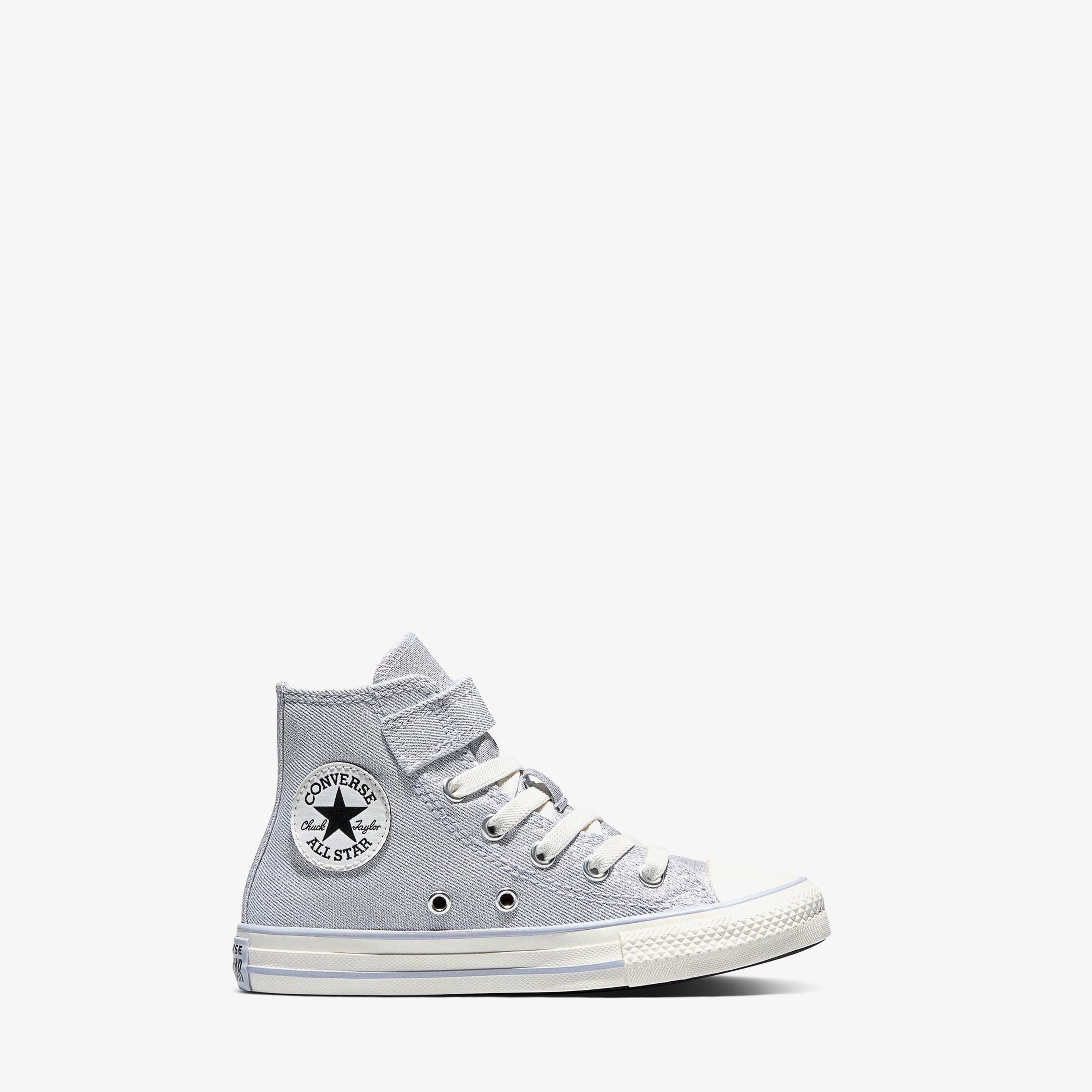 Converse Chuck Taylor All Star Çocuk Easy-On Simli Lila Sneaker