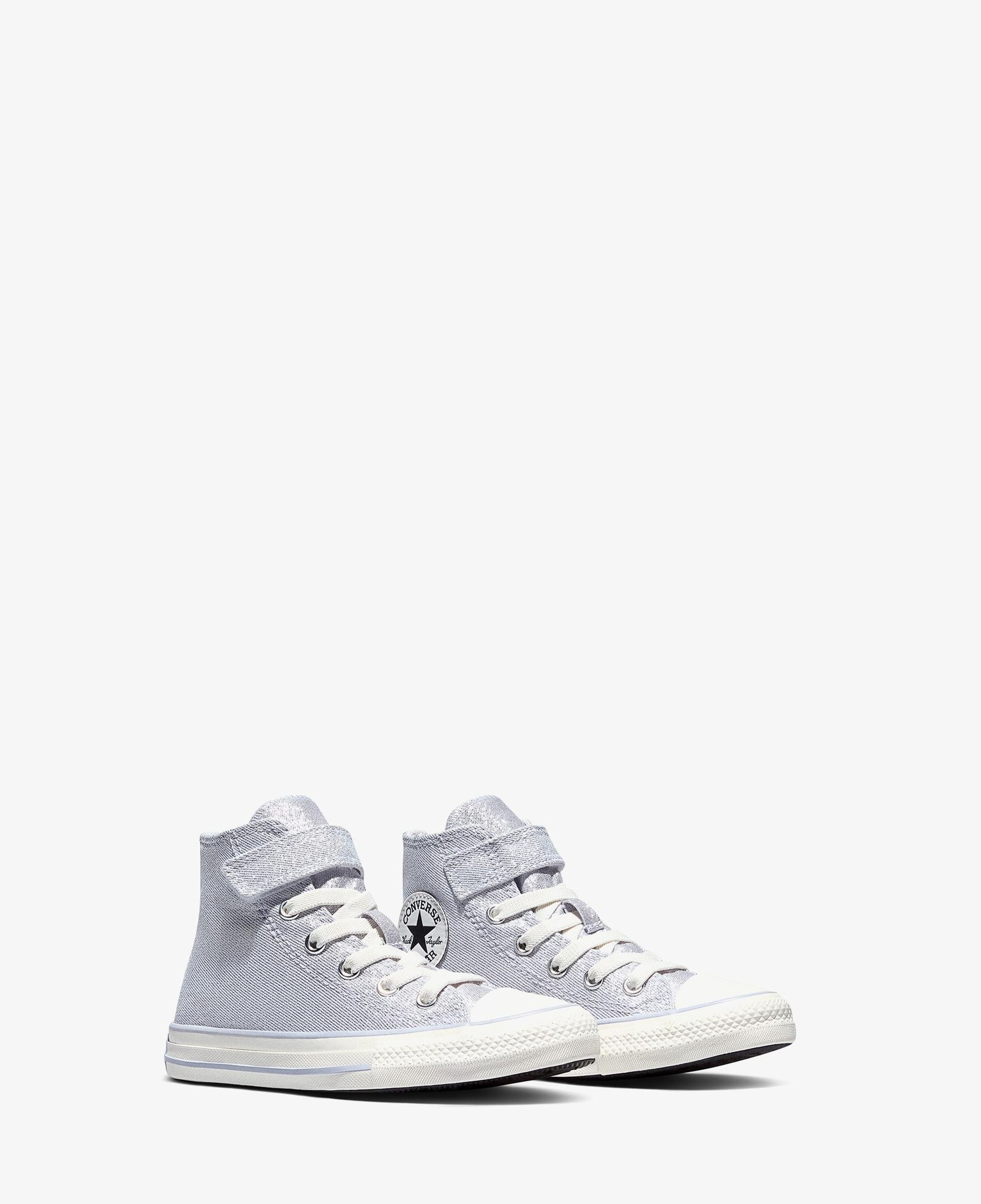 Converse Chuck Taylor All Star Çocuk Easy-On Simli Lila Sneaker