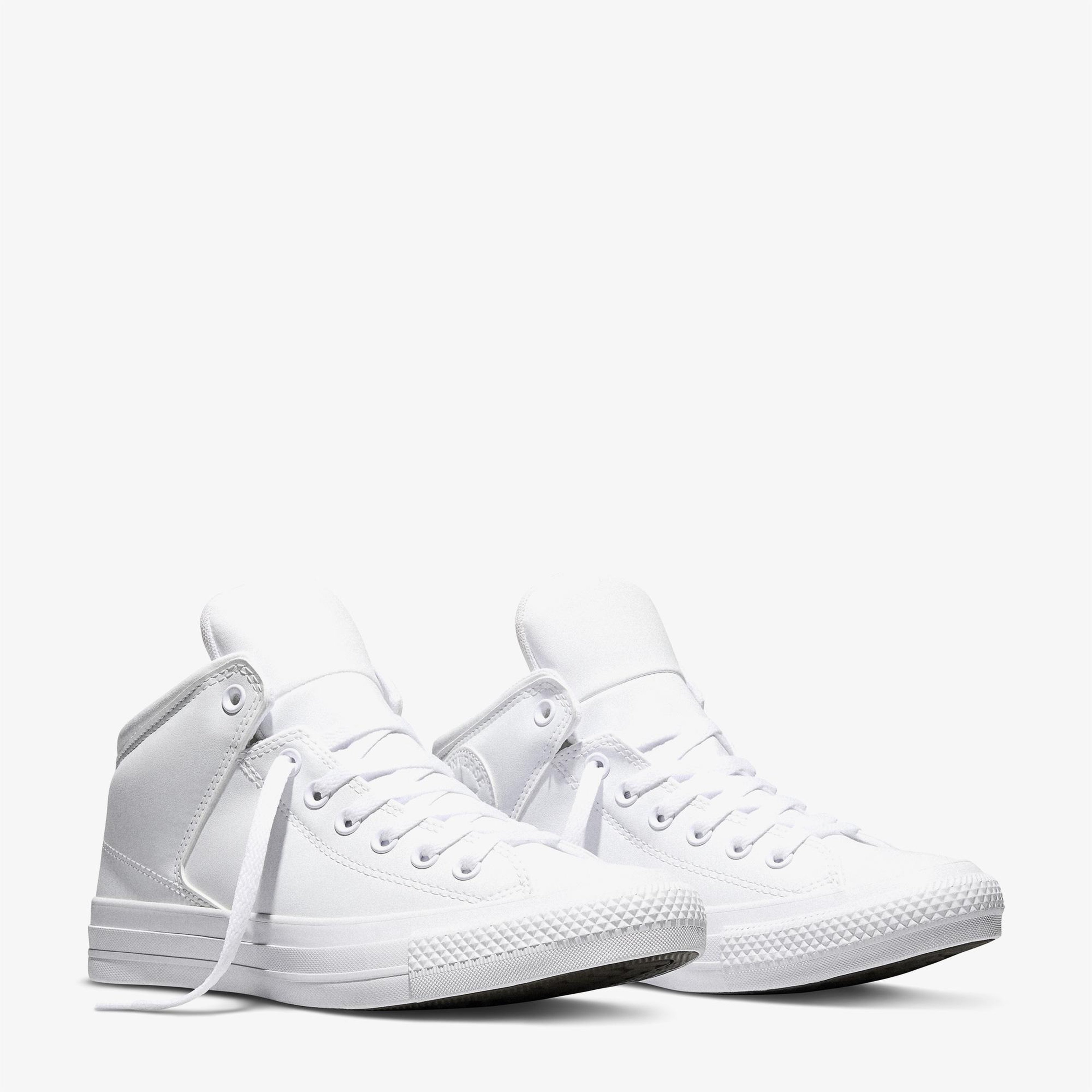 Converse Chuck Taylor All Star High Street Deri Beyaz Sneaker