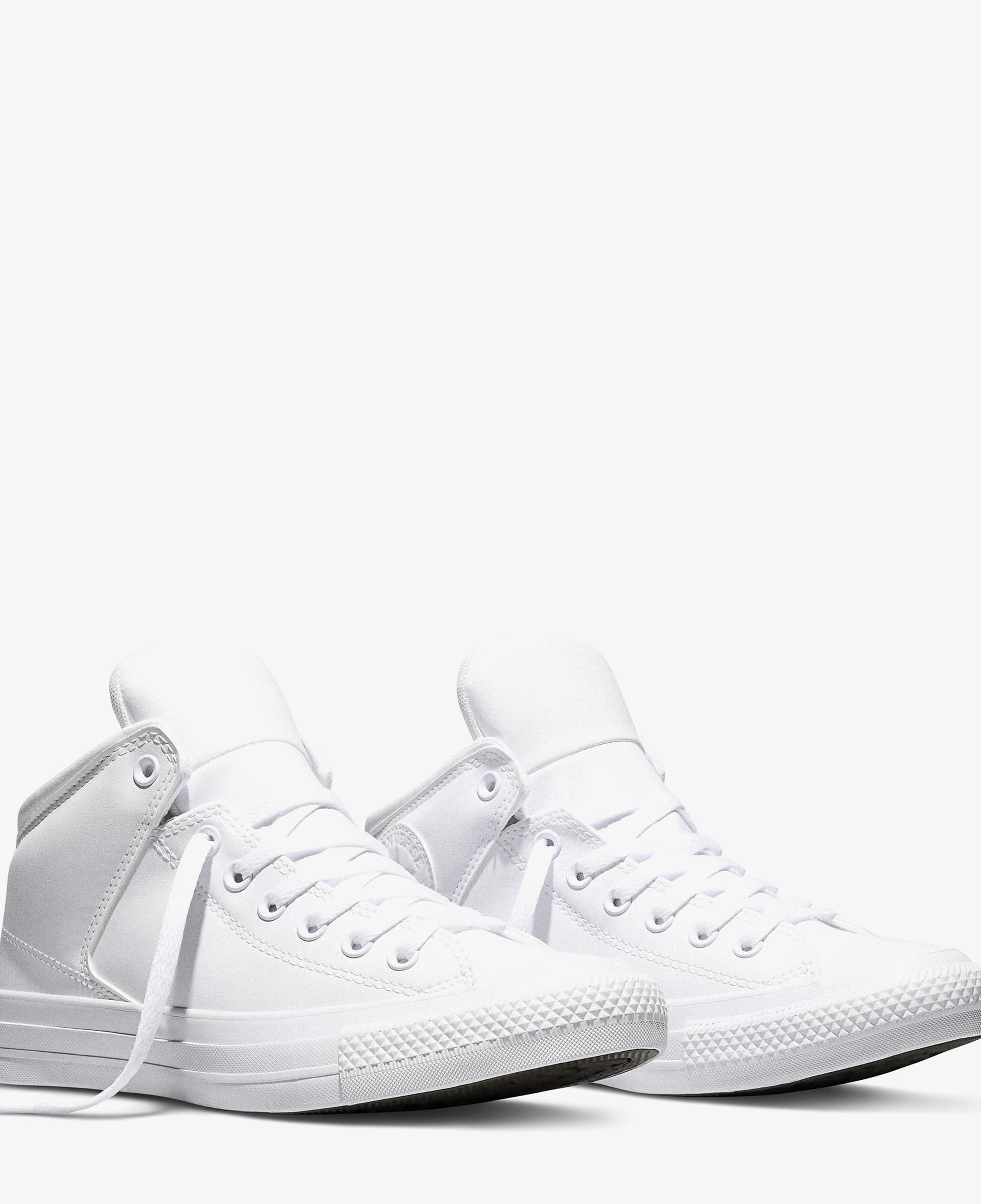 Converse Chuck Taylor All Star High Street Deri Beyaz Sneaker