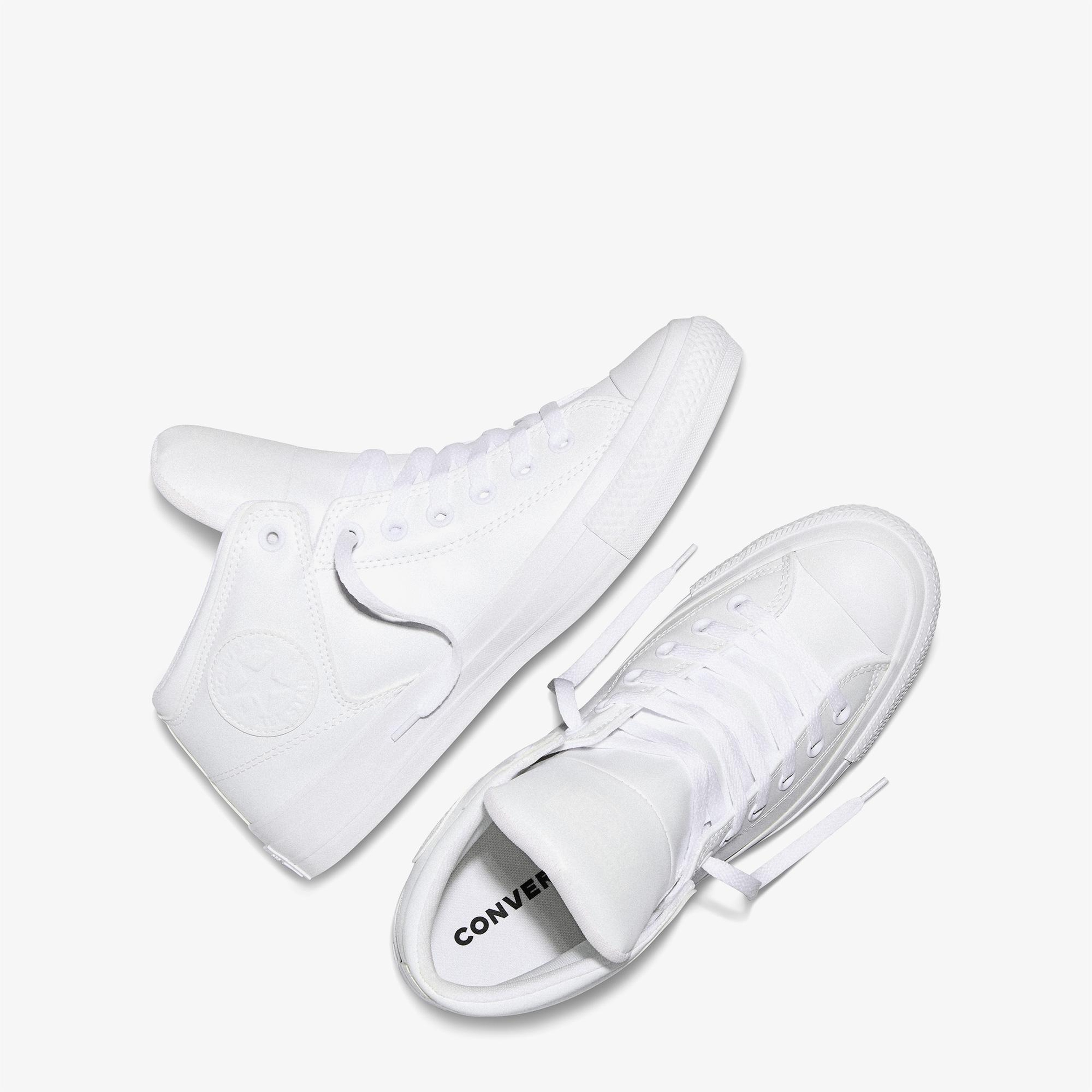 Converse Chuck Taylor All Star High Street Deri Beyaz Sneaker
