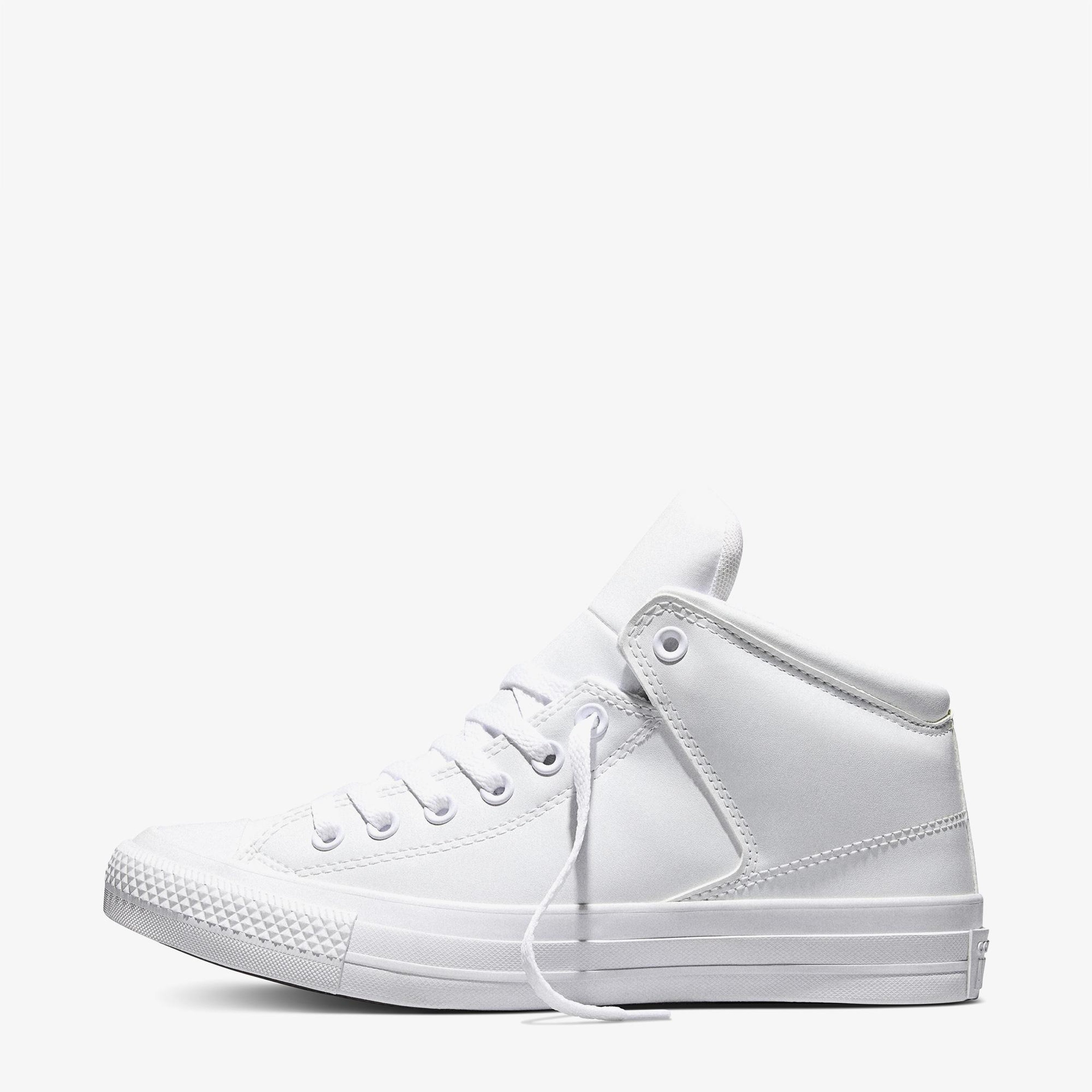 Converse Chuck Taylor All Star High Street Deri Beyaz Sneaker