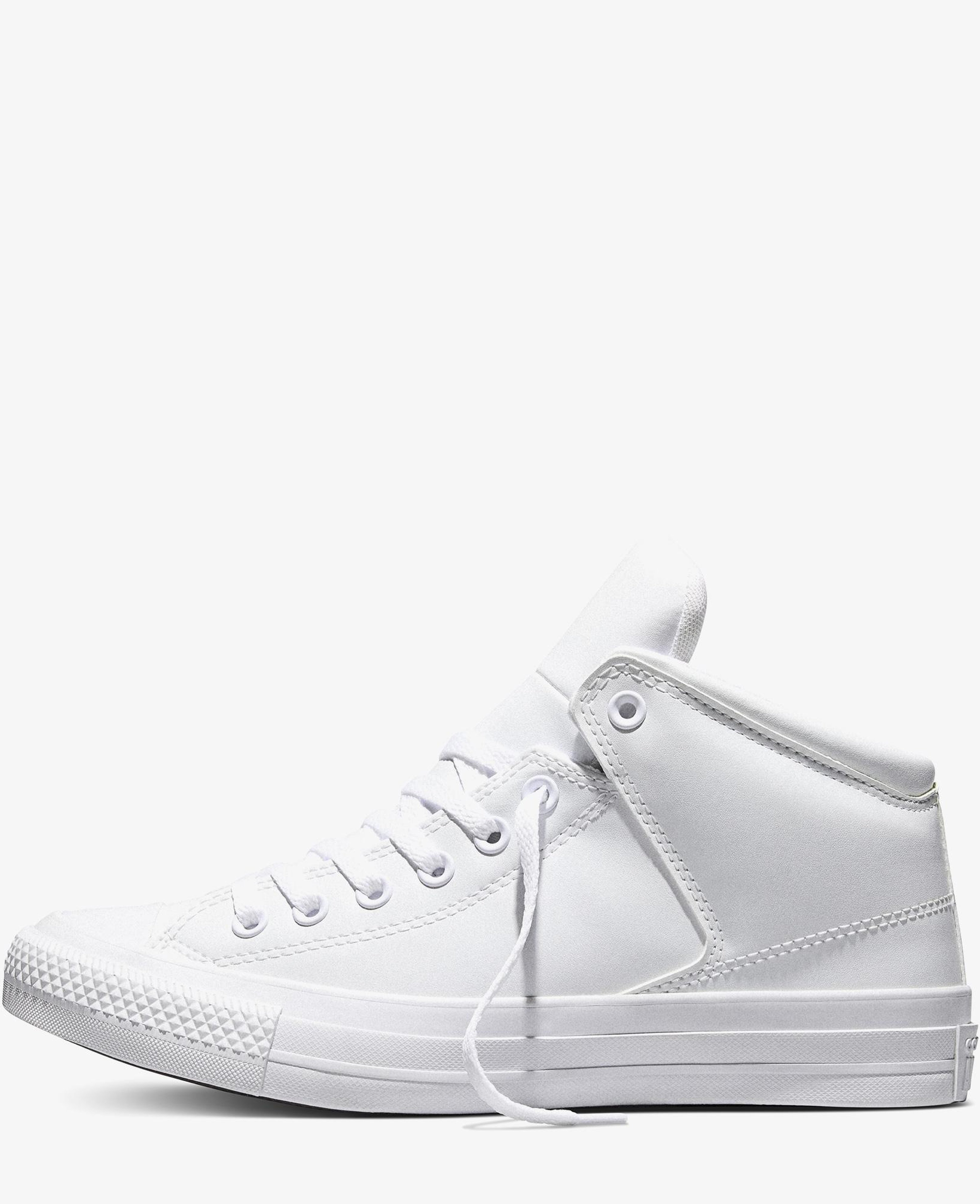 Converse Chuck Taylor All Star High Street Deri Beyaz Sneaker
