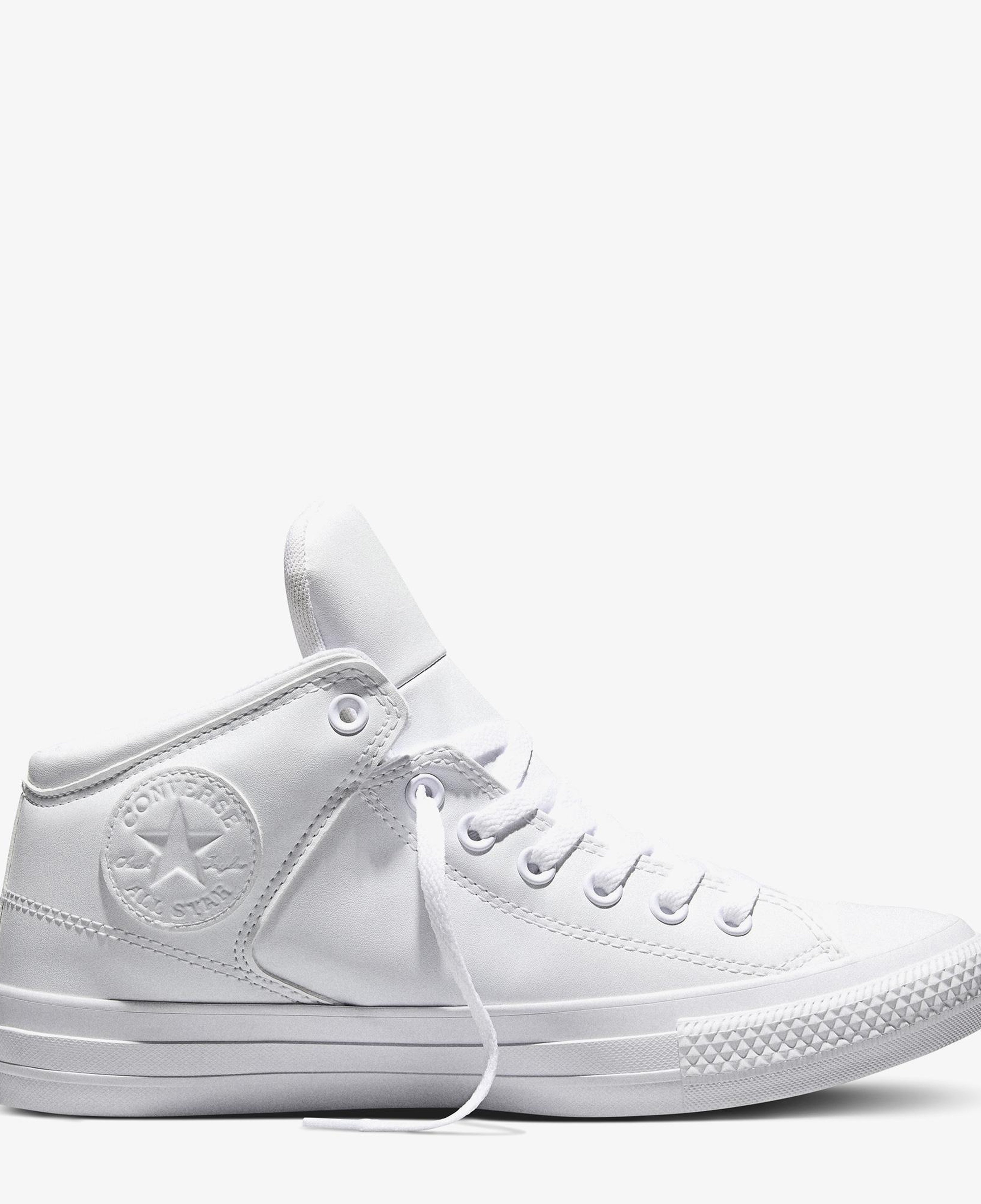 Converse Chuck Taylor All Star High Street Deri Beyaz Sneaker