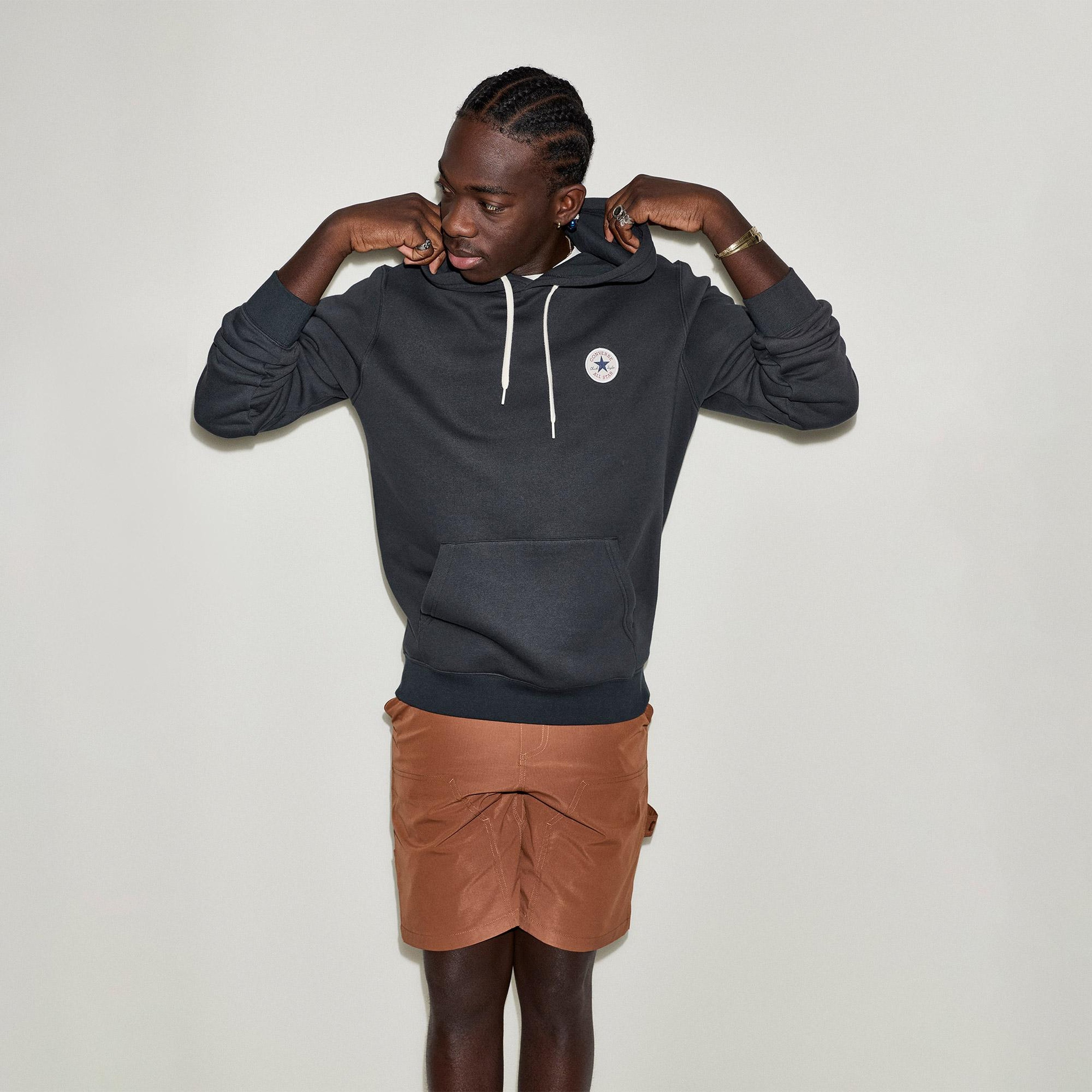 Converse Erkek Siyah Sweatshirt
