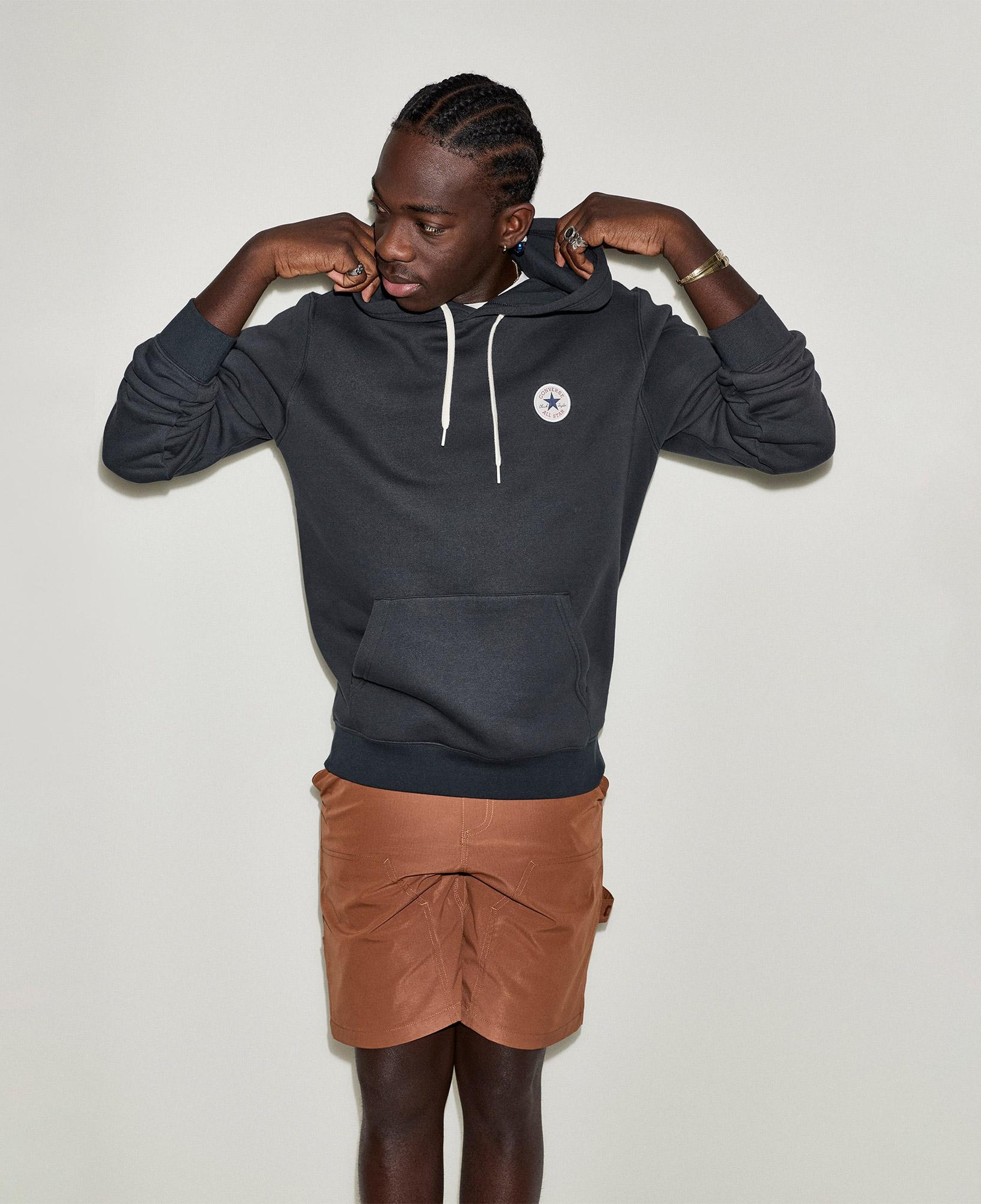 Converse Erkek Siyah Sweatshirt
