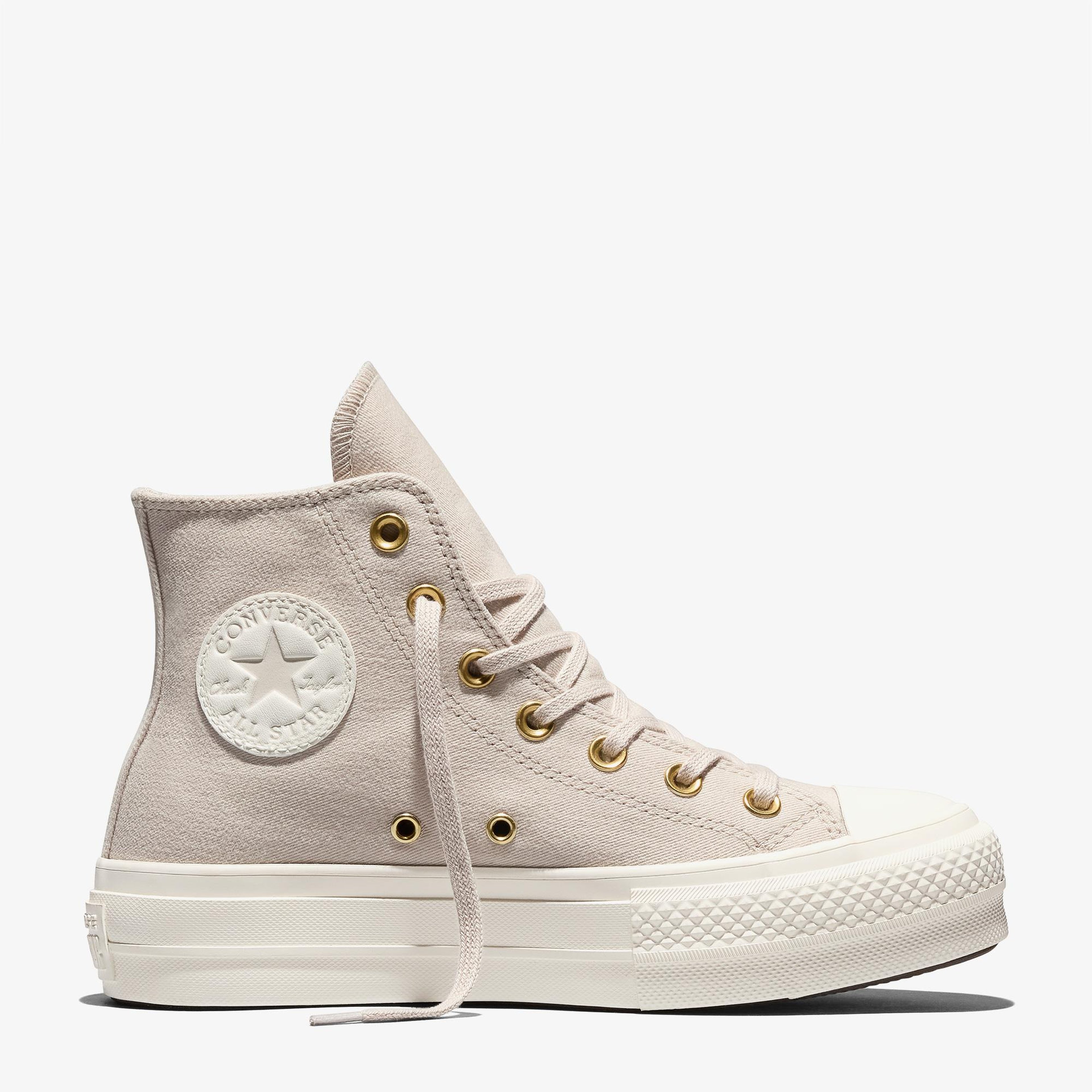 Converse Chuck Taylor All Star Platform Lift Krem Sneaker