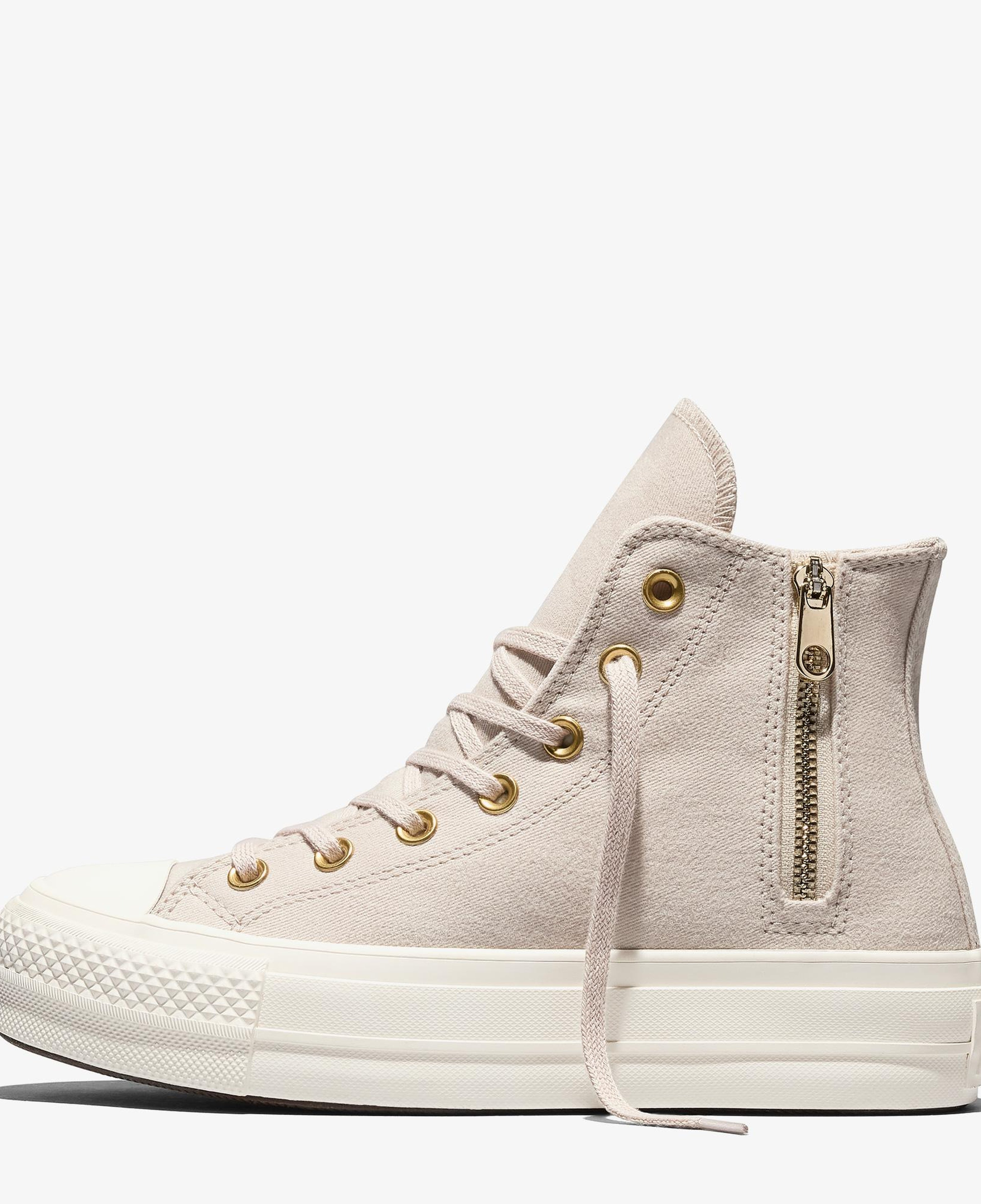 Converse Chuck Taylor All Star Platform Lift Krem Sneaker