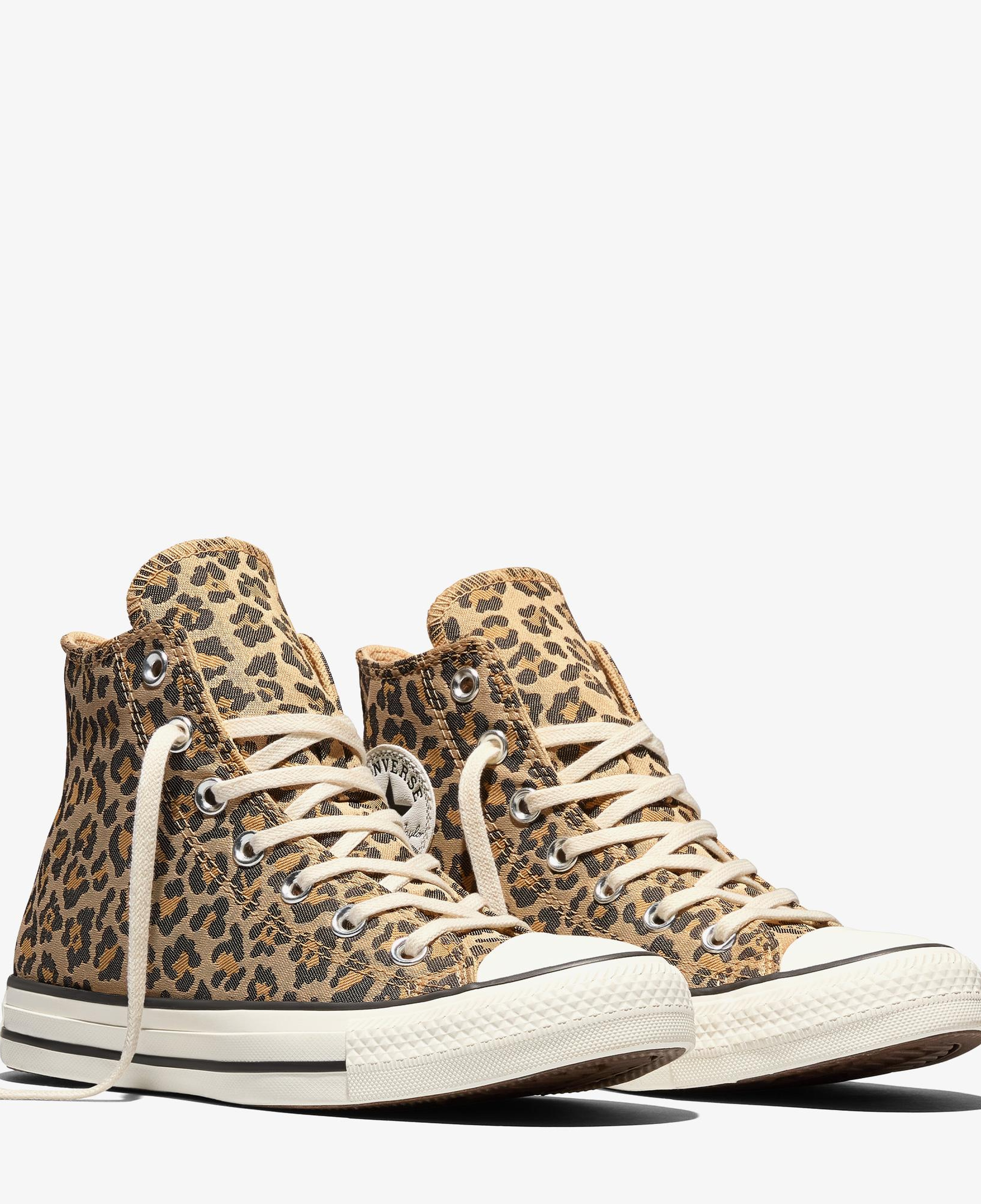 Converse Chuck Taylor All Star Unisex Desenli Kahverengi Sneaker