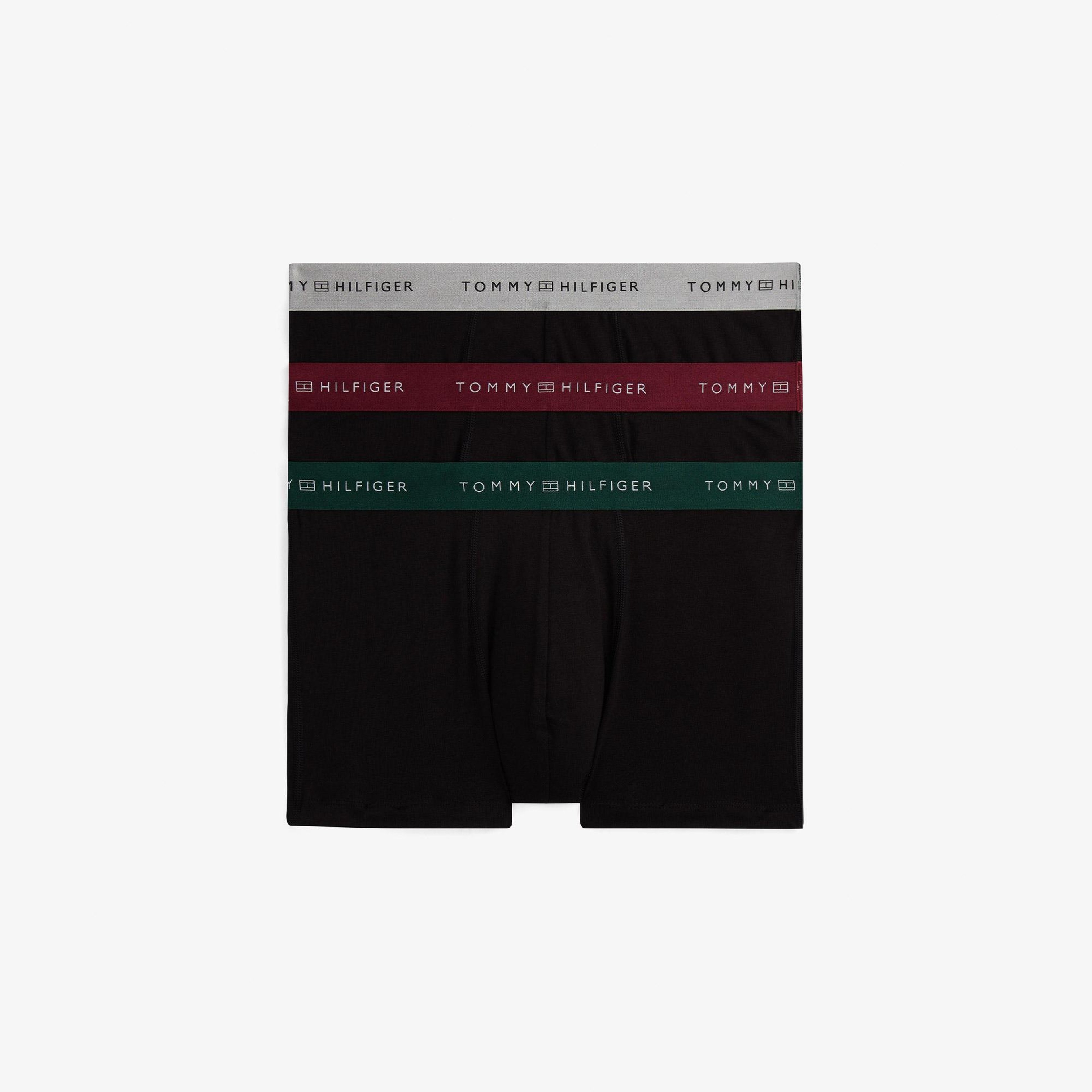 Tommy Hilfiger Trunk Metallic Erkek Bej 3'lü Boxer