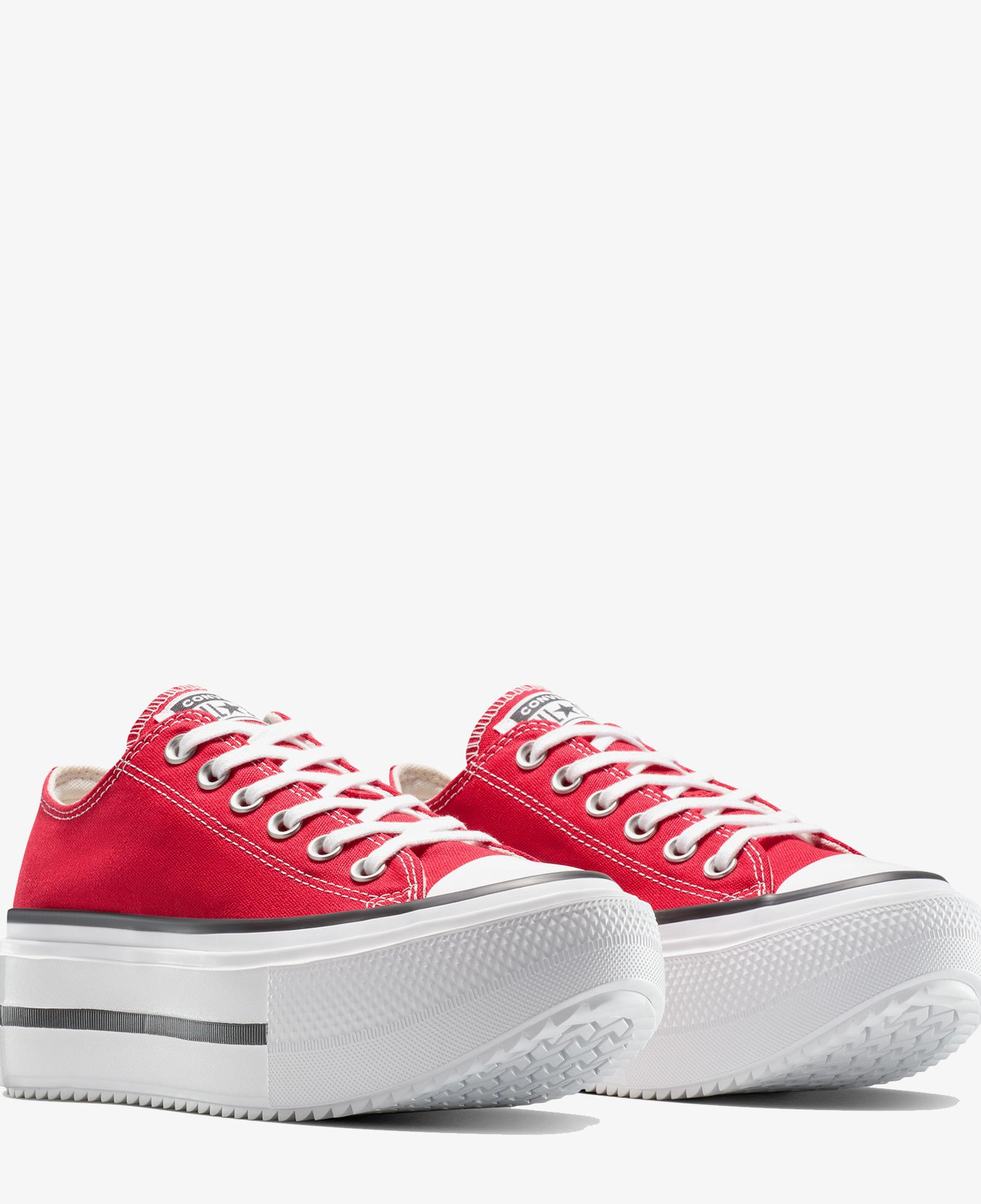 Converse Chuck Taylor All Star Lift Double Stack Platform Unisex Kırmızı Sneaker
