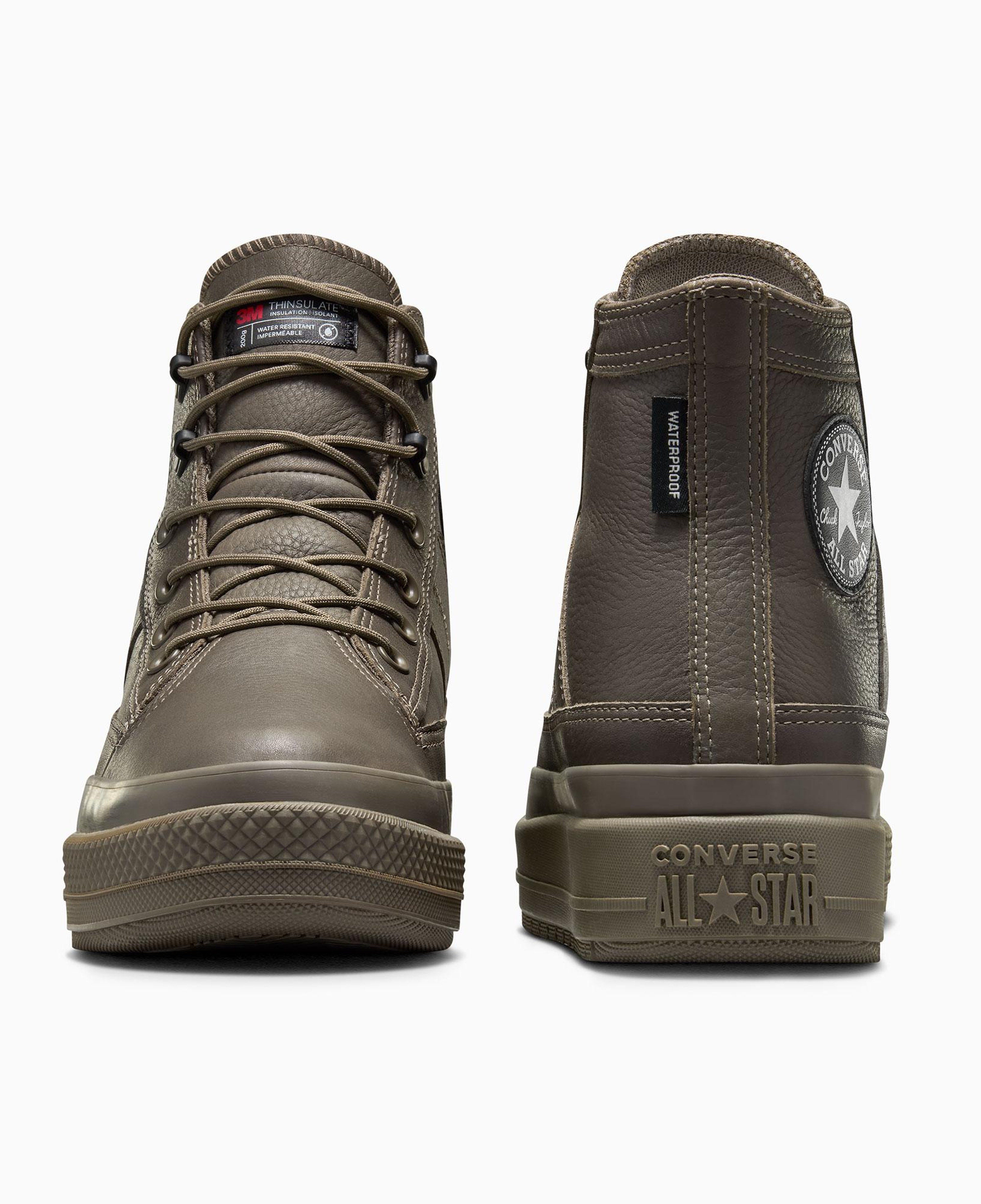 Converse Chuck Taylor All Star Equip Unisex Kahverengi Deri Su Geçirmez Bot