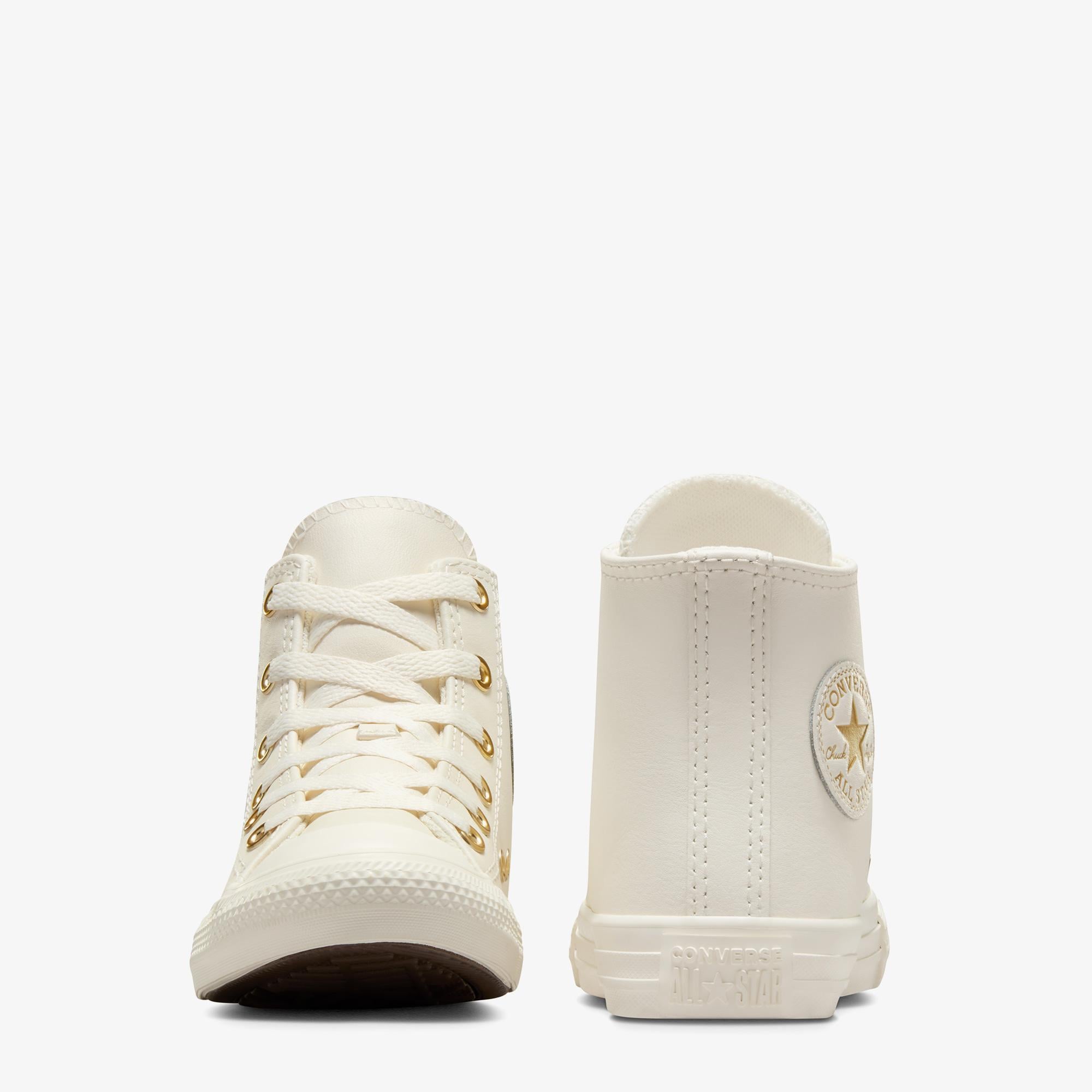 Converse Chuck Taylor All Star Taylored Lux Çocuk Krem Deri Sneaker