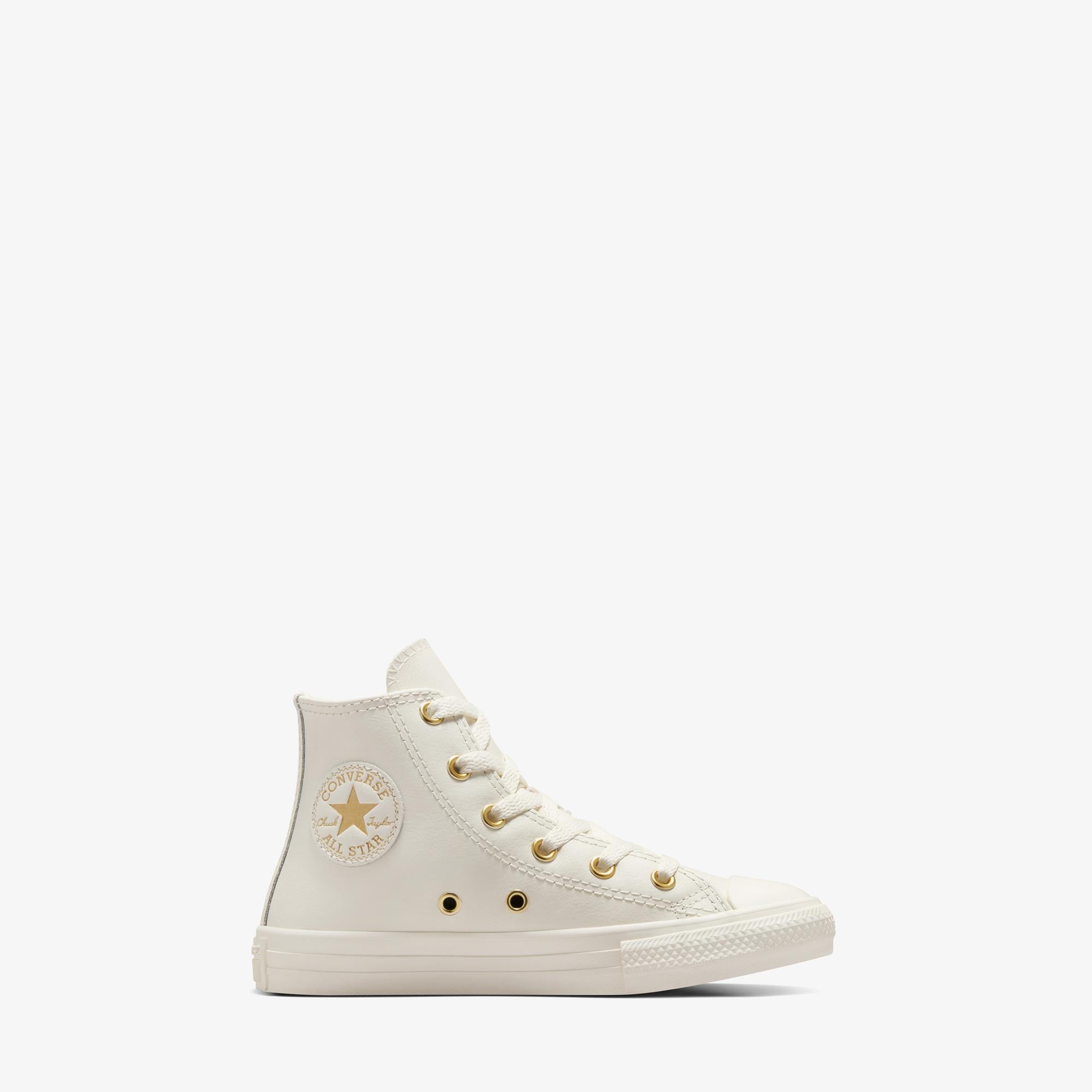 Converse Chuck Taylor All Star Taylored Lux Çocuk Krem Deri Sneaker