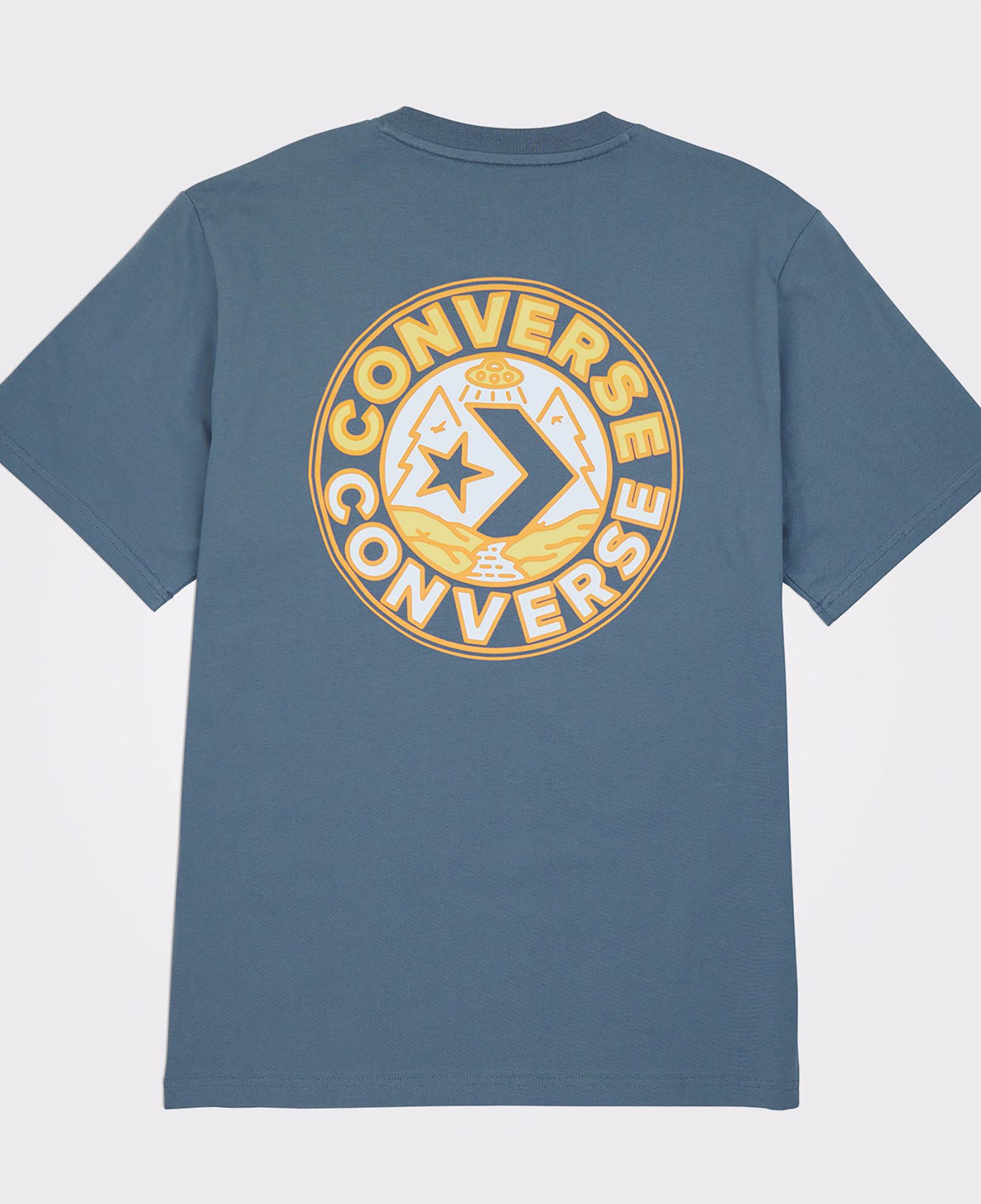 Converse Classic Erkek Baskılı Beyaz T-Shirt