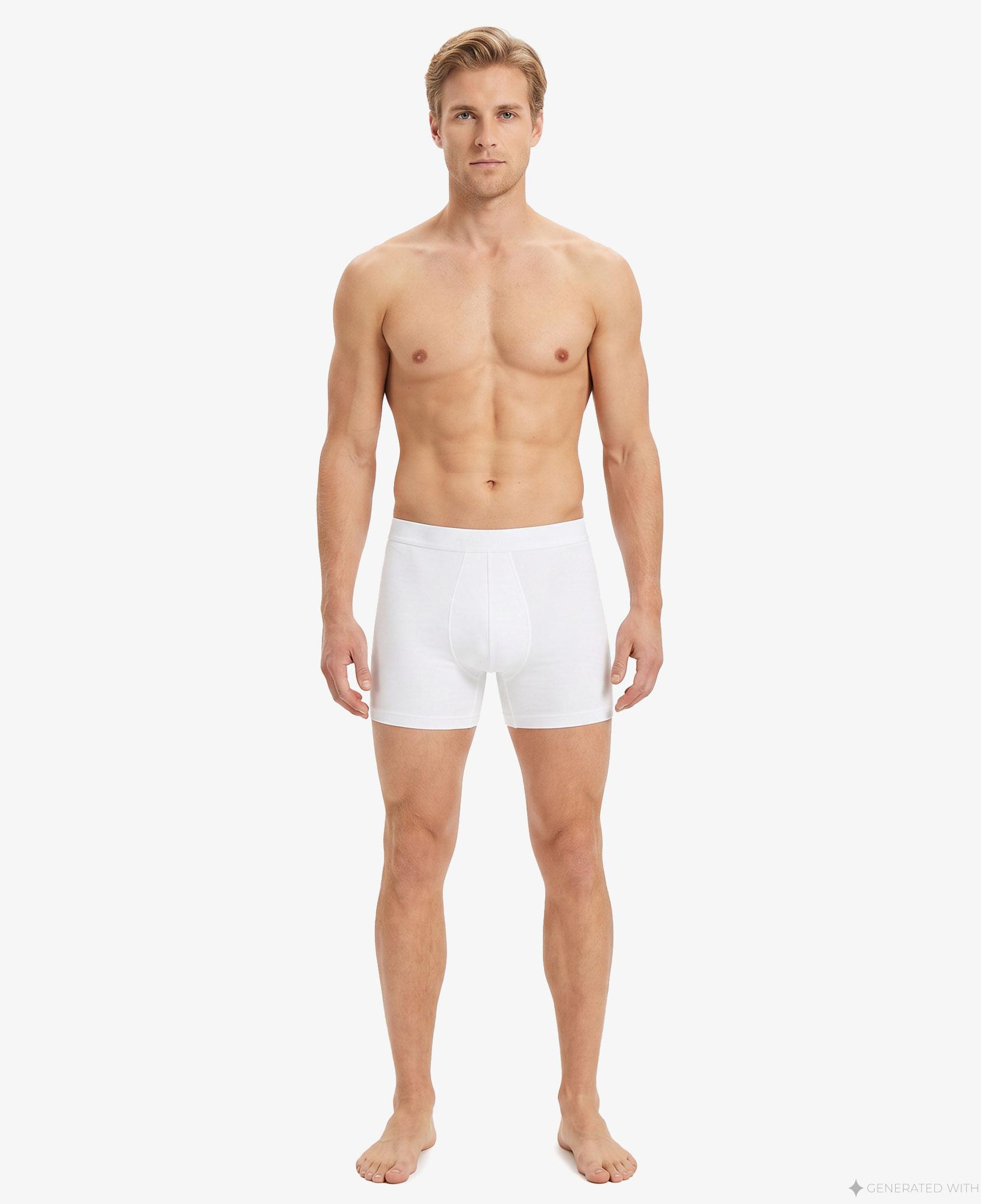 Nautica Erkek Beyaz Slim Fit Boxer