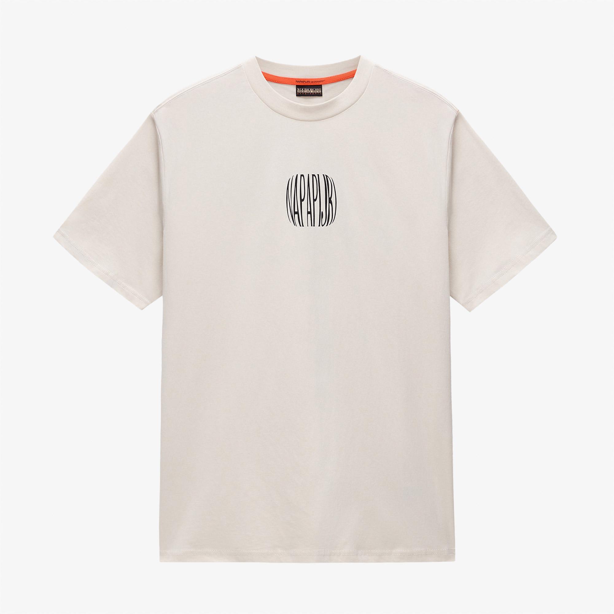 Napapijri Yukis Erkek Beyaz T-Shirt
