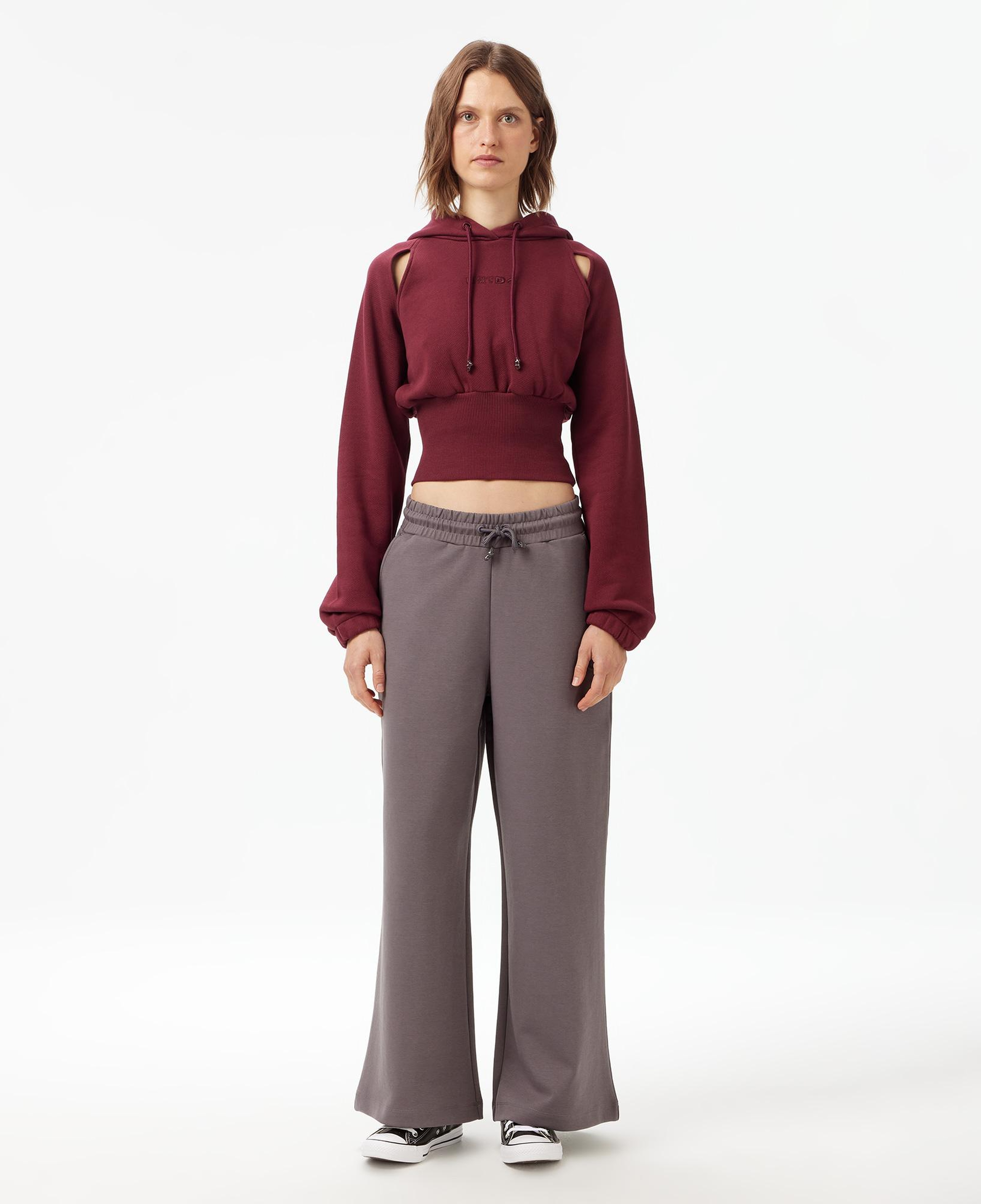 UNITED4 Classic Kadın Bordo Sweatshirt