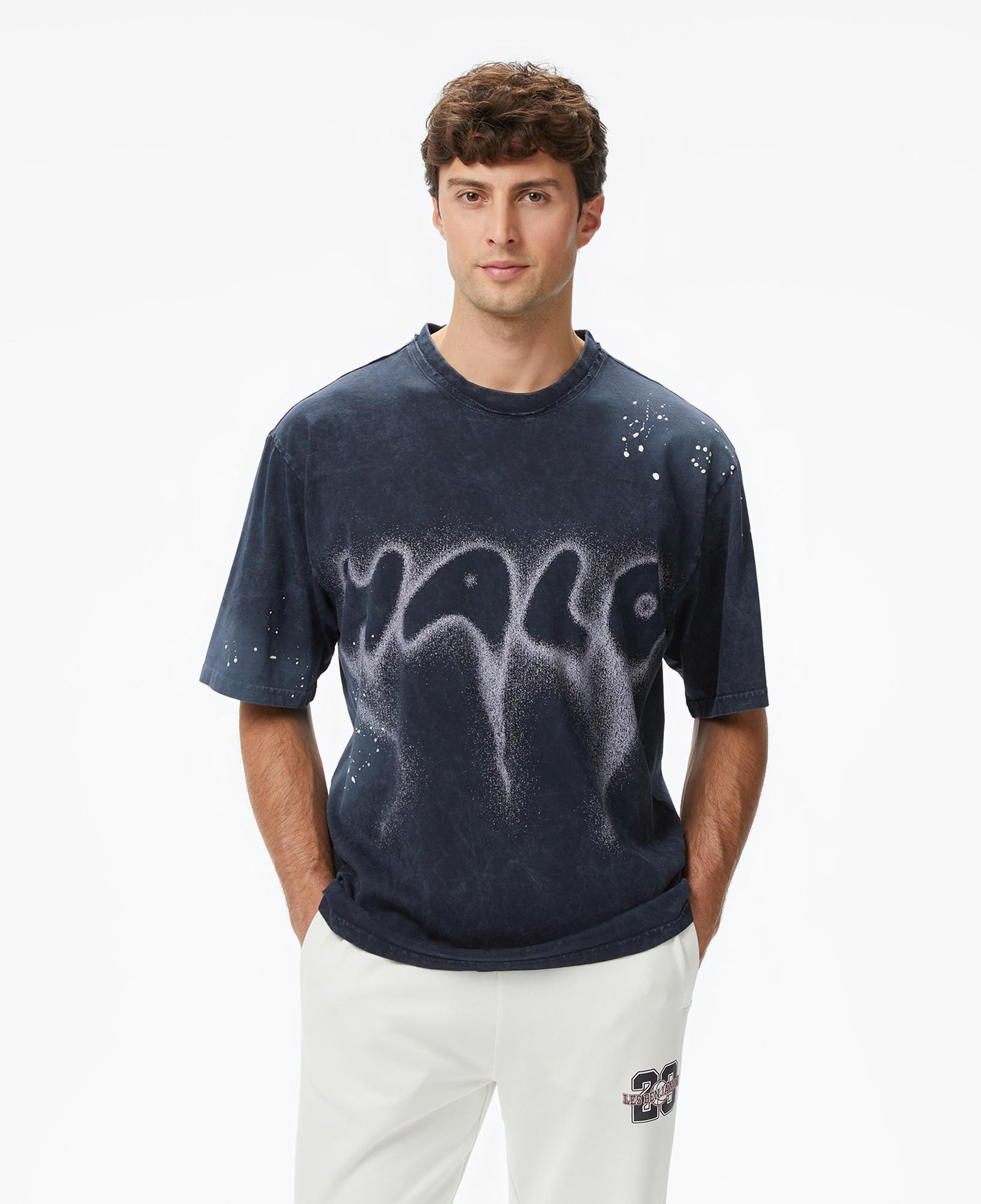 Les Benjamins Essentials 302 Erkek Mavi T-Shirt