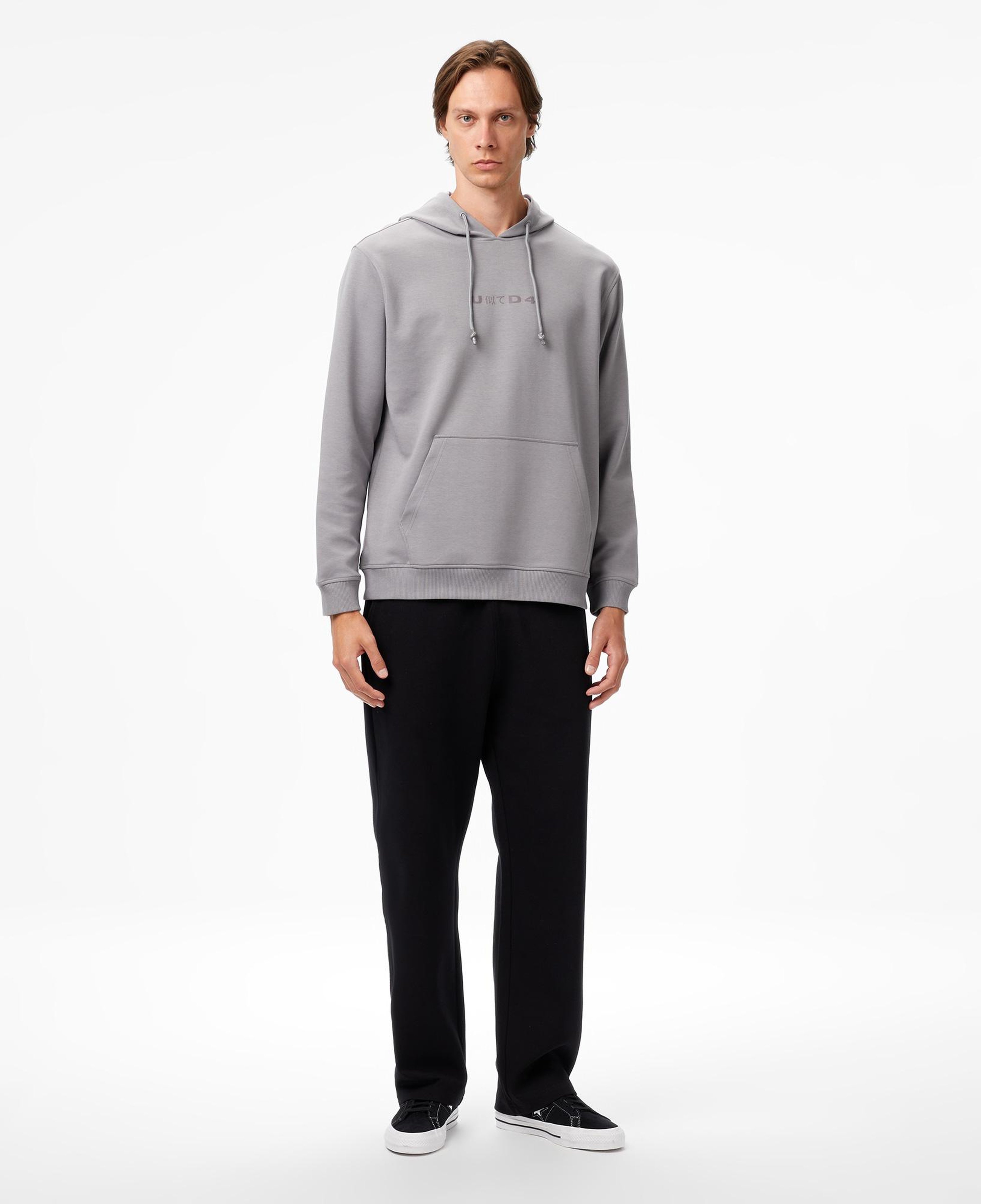 UNITED4 Classic Erkek Gri Hoodie