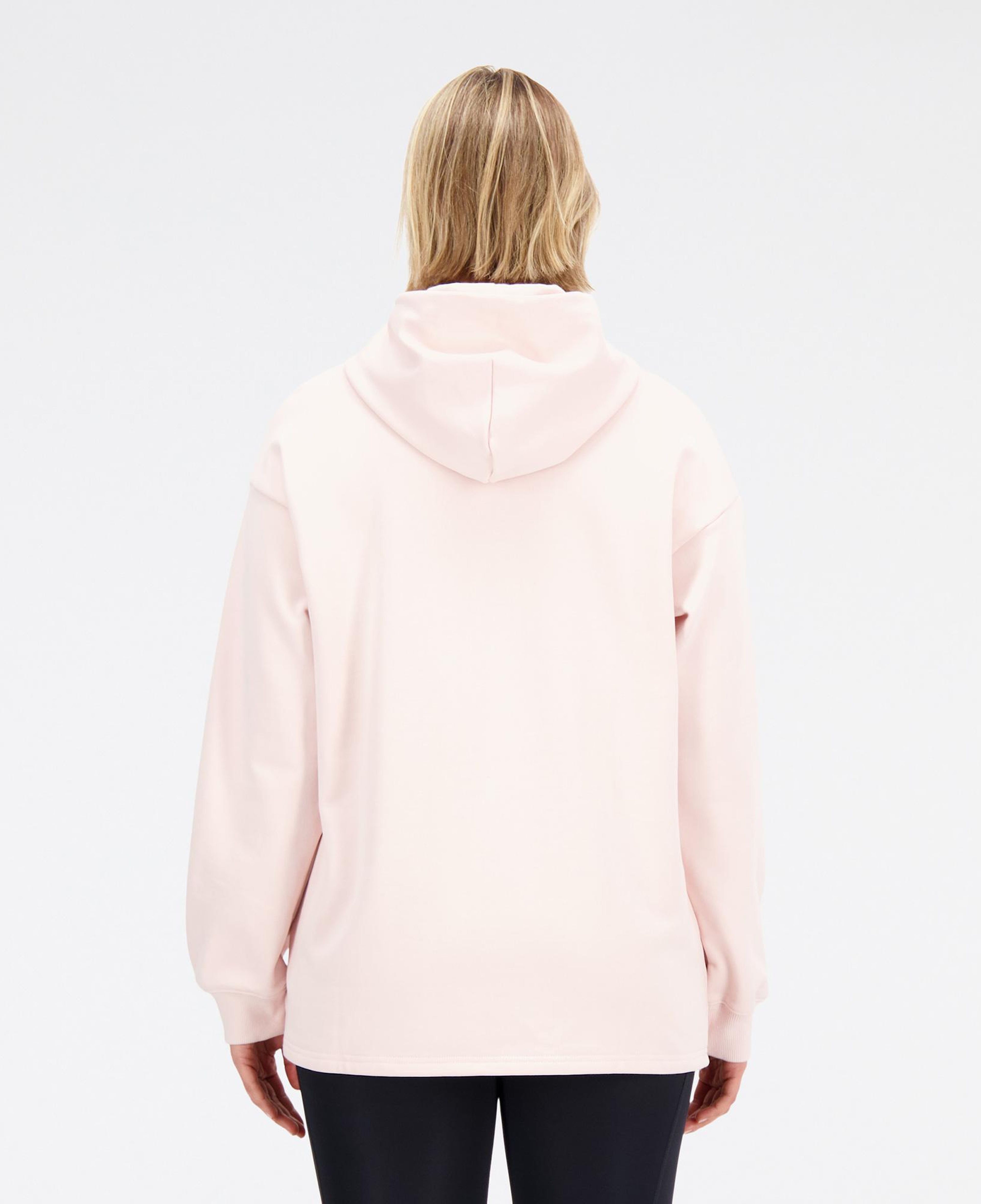 New Balance Athletics Linear Kadın Pembe Hoodie