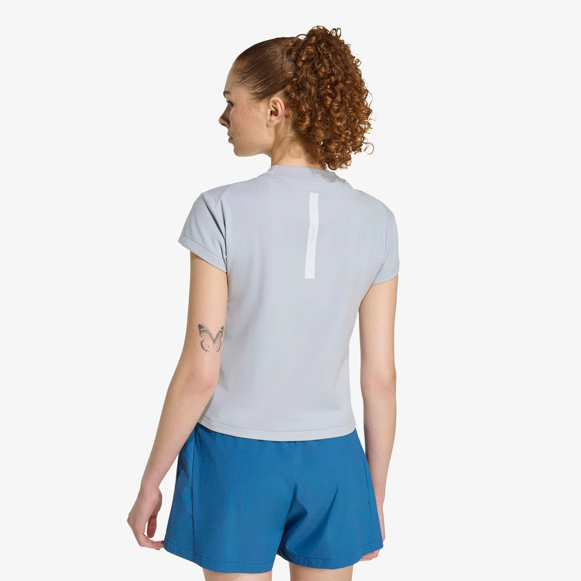 adidas Z.N.E. Kadın Gri T-Shirt