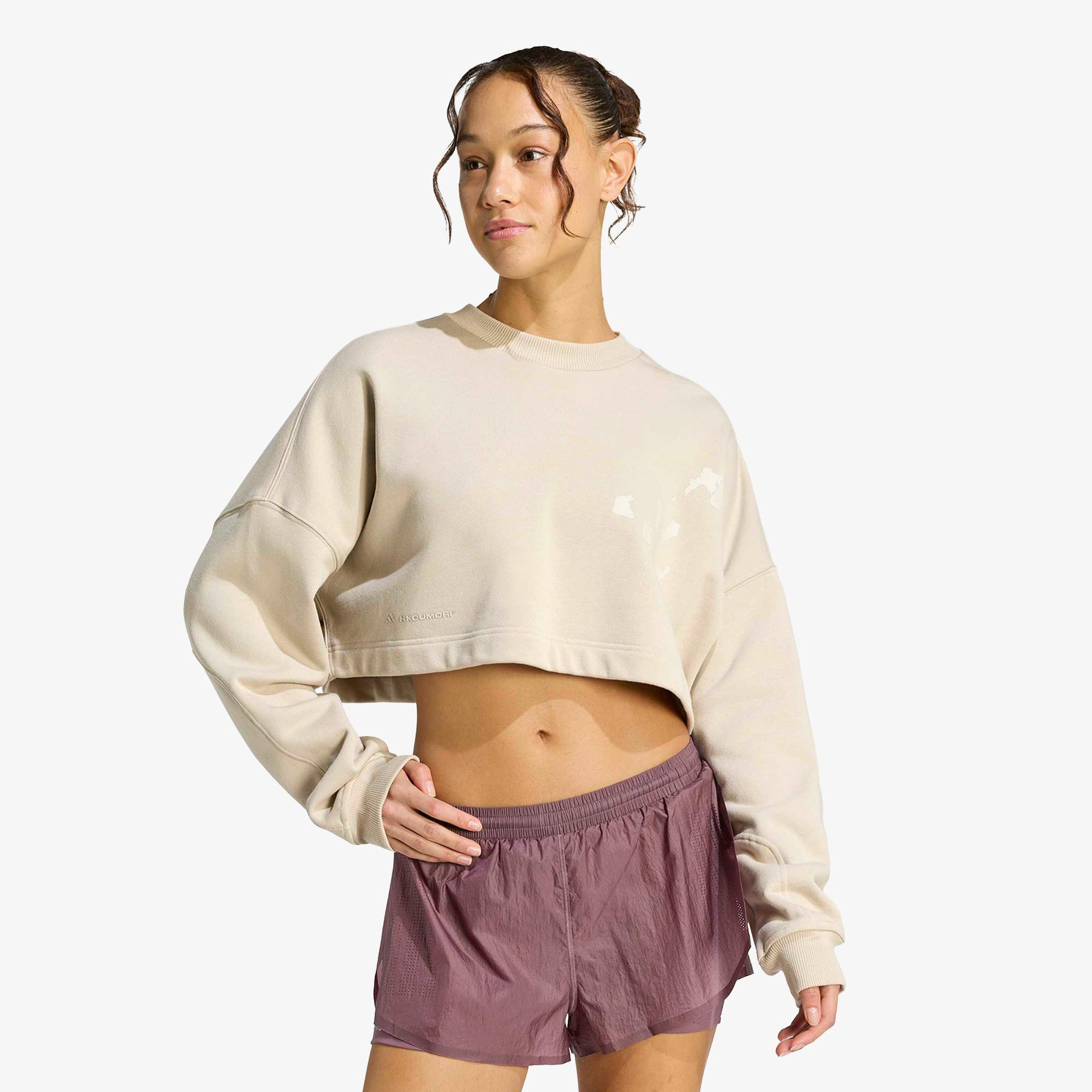 adidas Adi365 Kadın Bej Sweatshirt