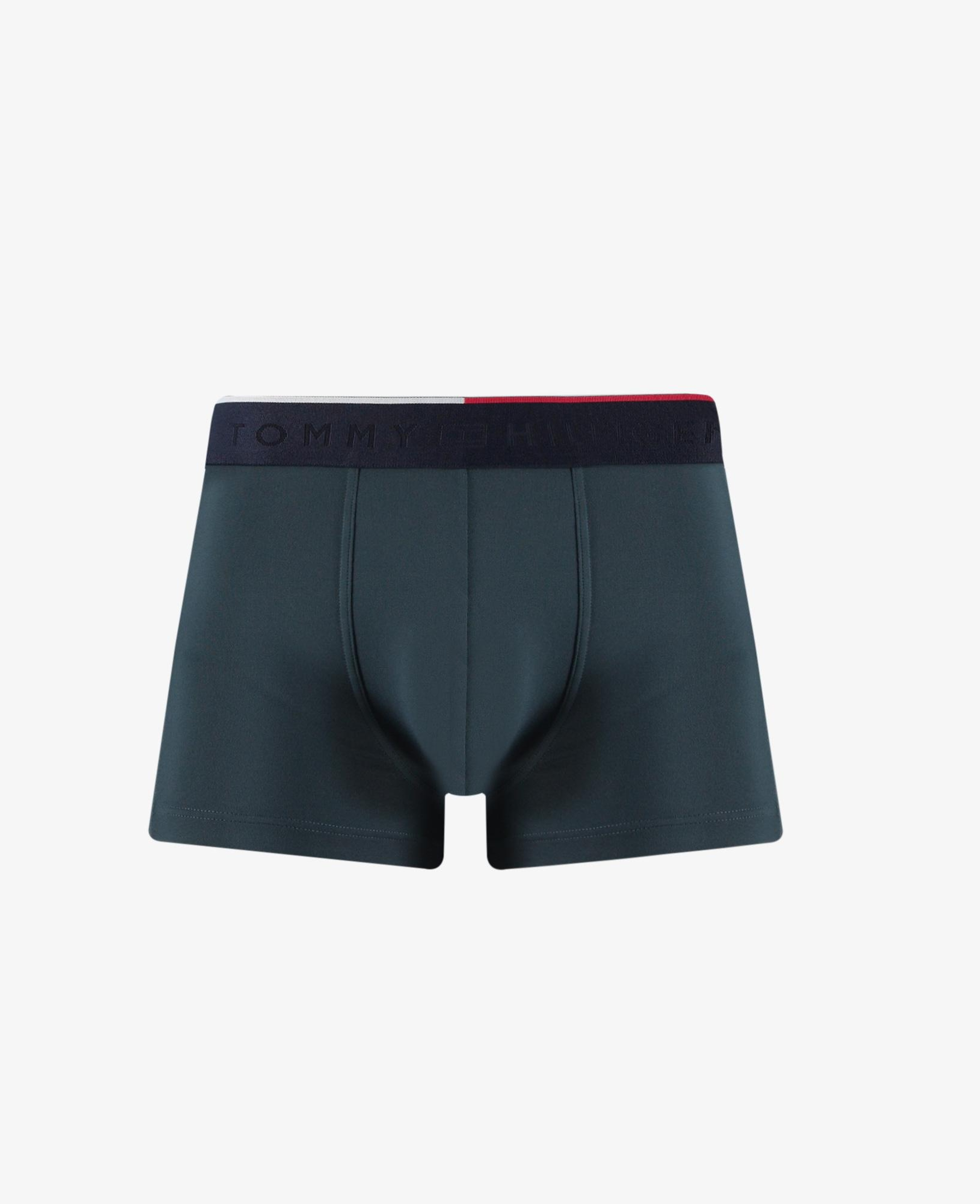 Tommy Hilfiger Trunk 3'lü Erkek Yeşil Boxer