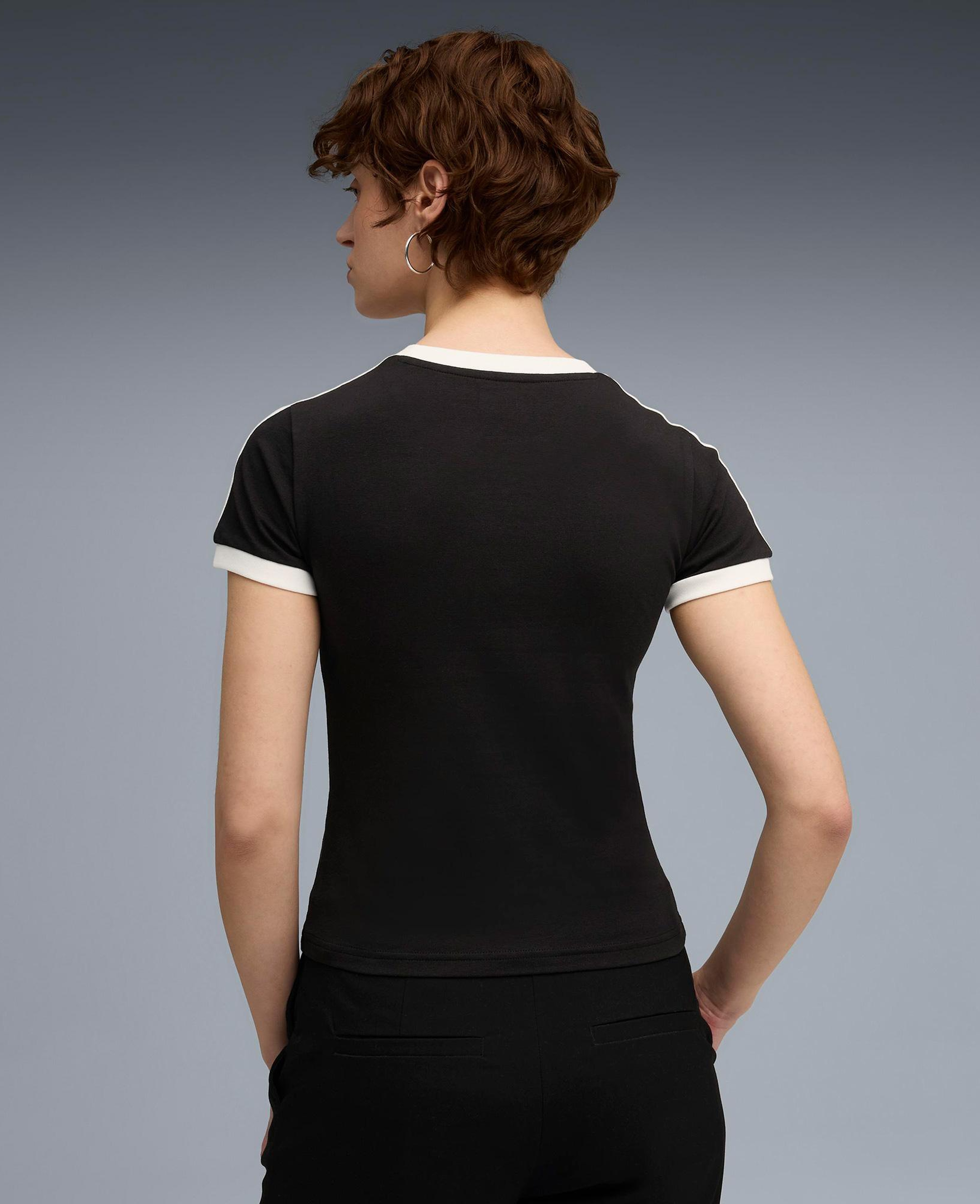 Puma T7 Slim Kadın Siyah T-Shirt