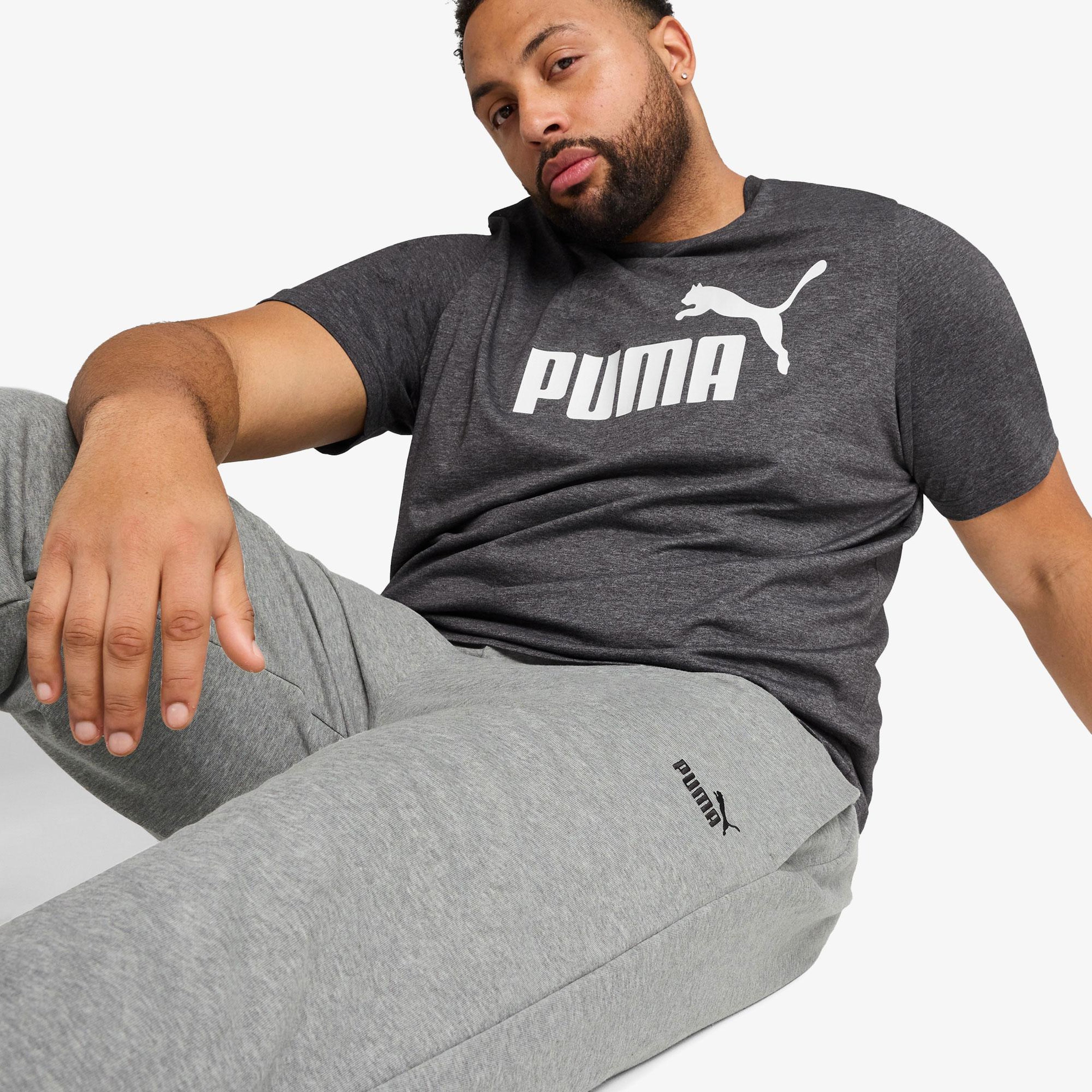 Puma Essentials No 1 Logo Erkek Gri Eşofman Altı